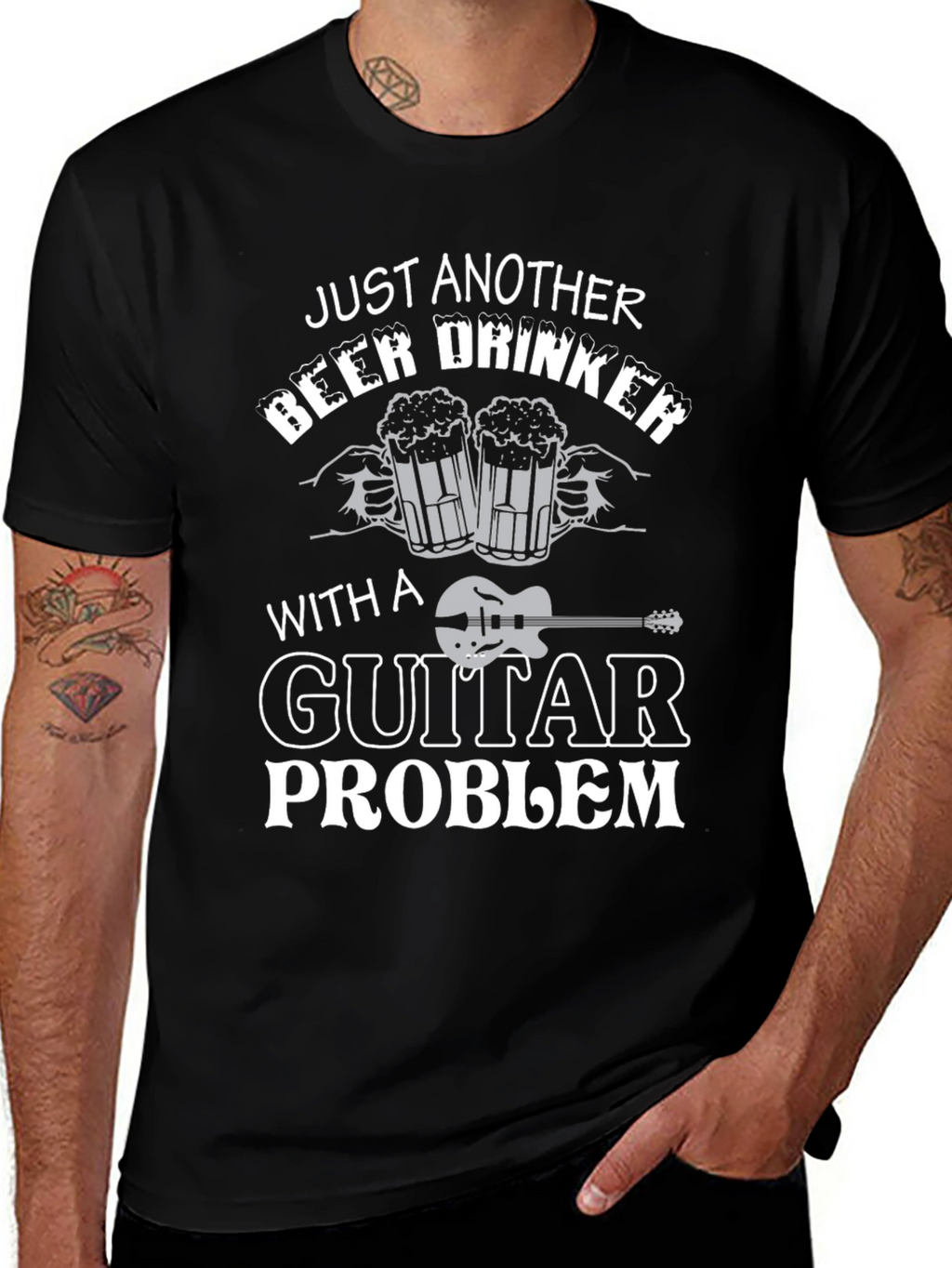 Just Another Beer Drinker with Guitar Problem T-Shirt