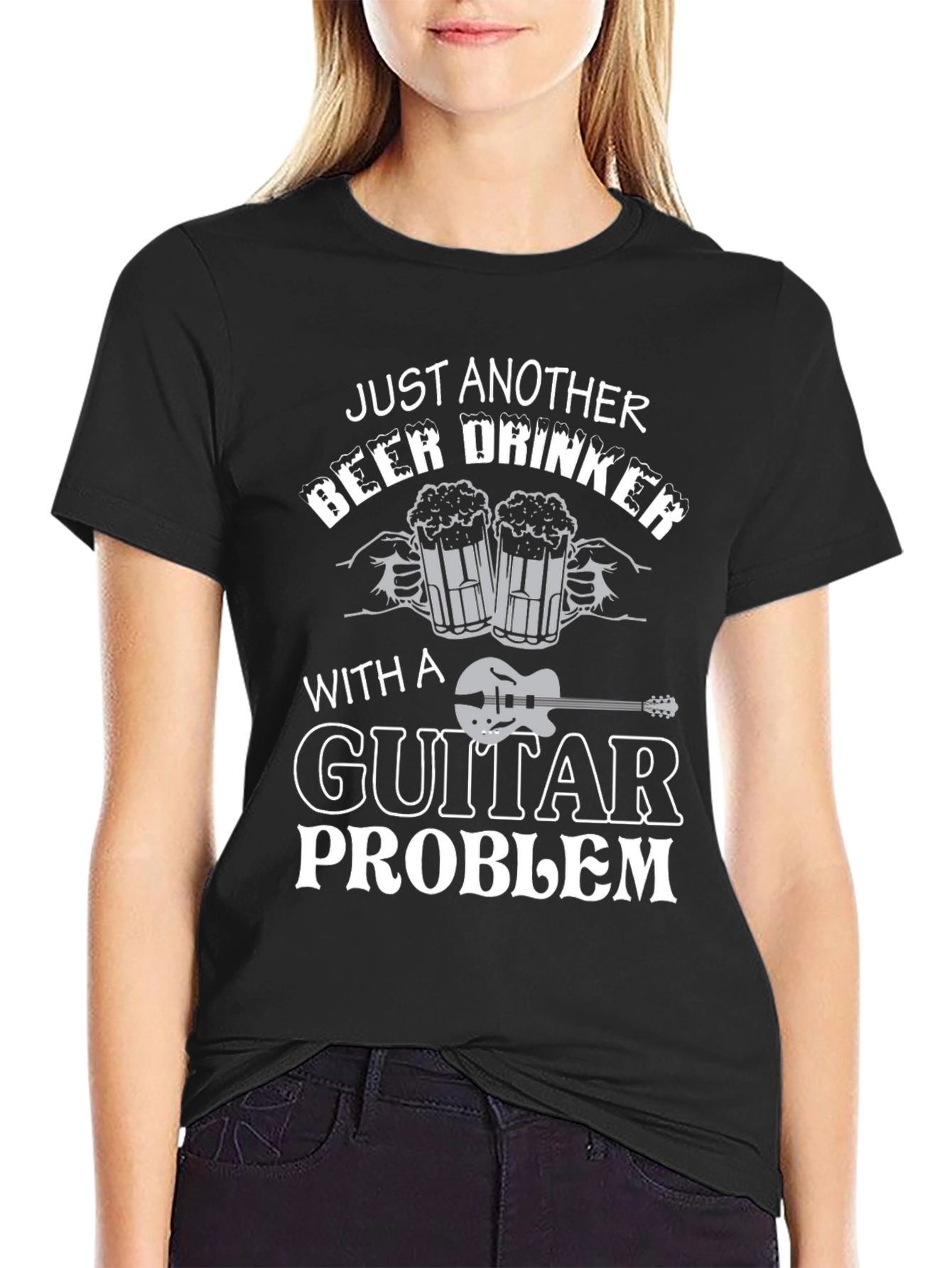 Just Another Beer Drinker with Guitar Problem T-Shirt