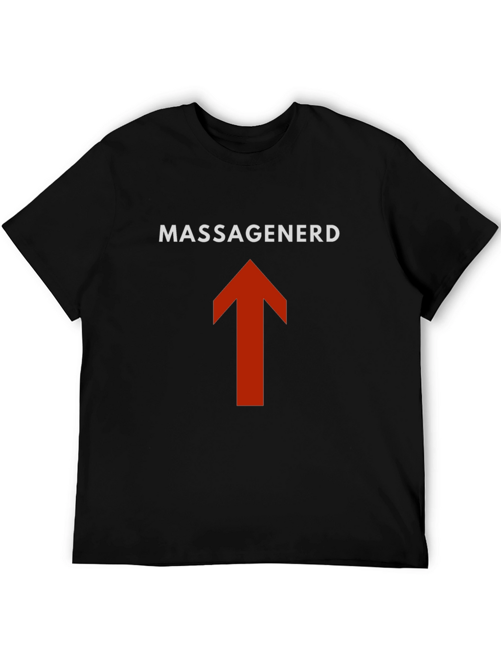 MassageNerd Arrow Black T-Shirt
