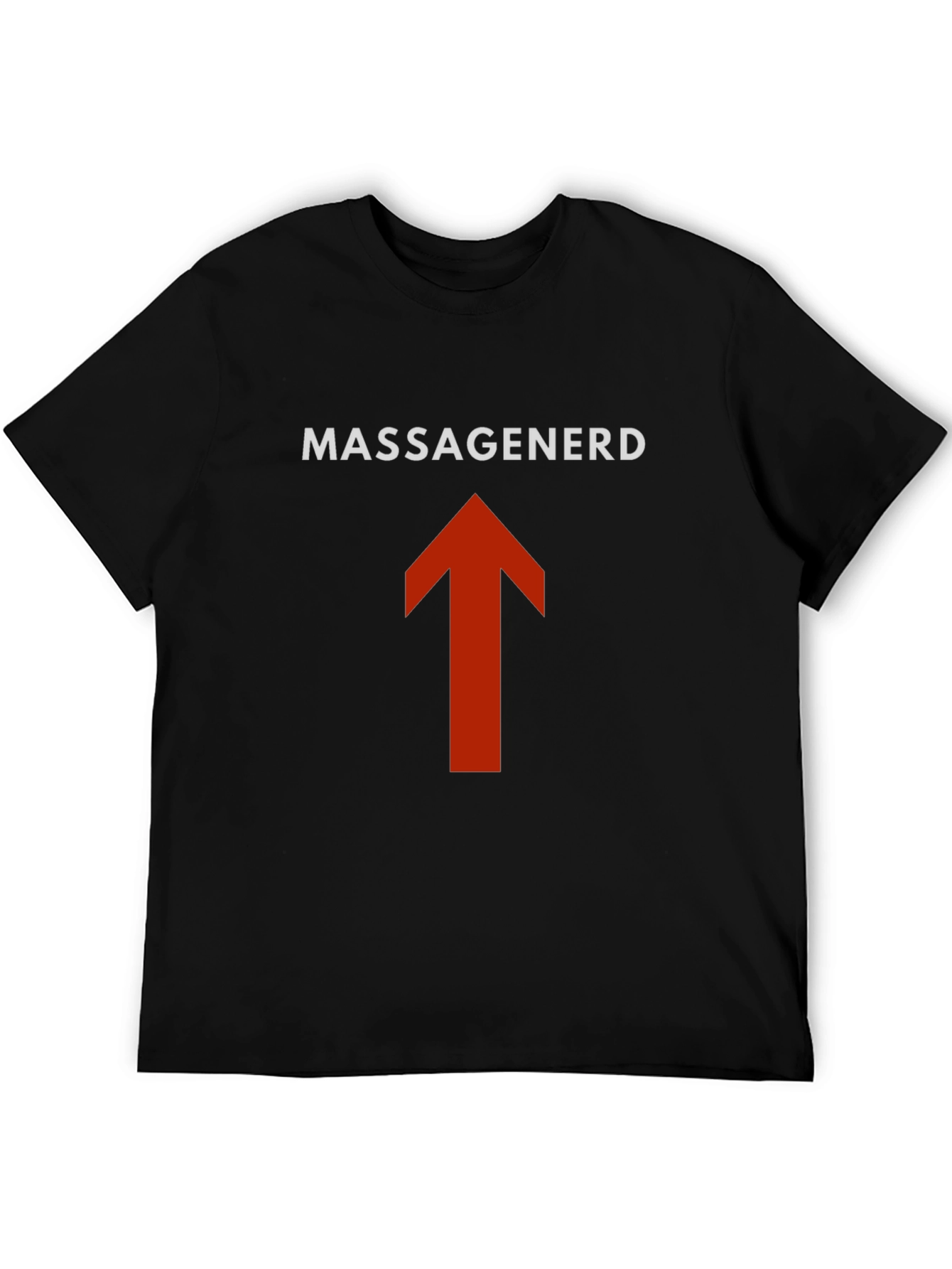 MassageNerd Arrow Black T-Shirt