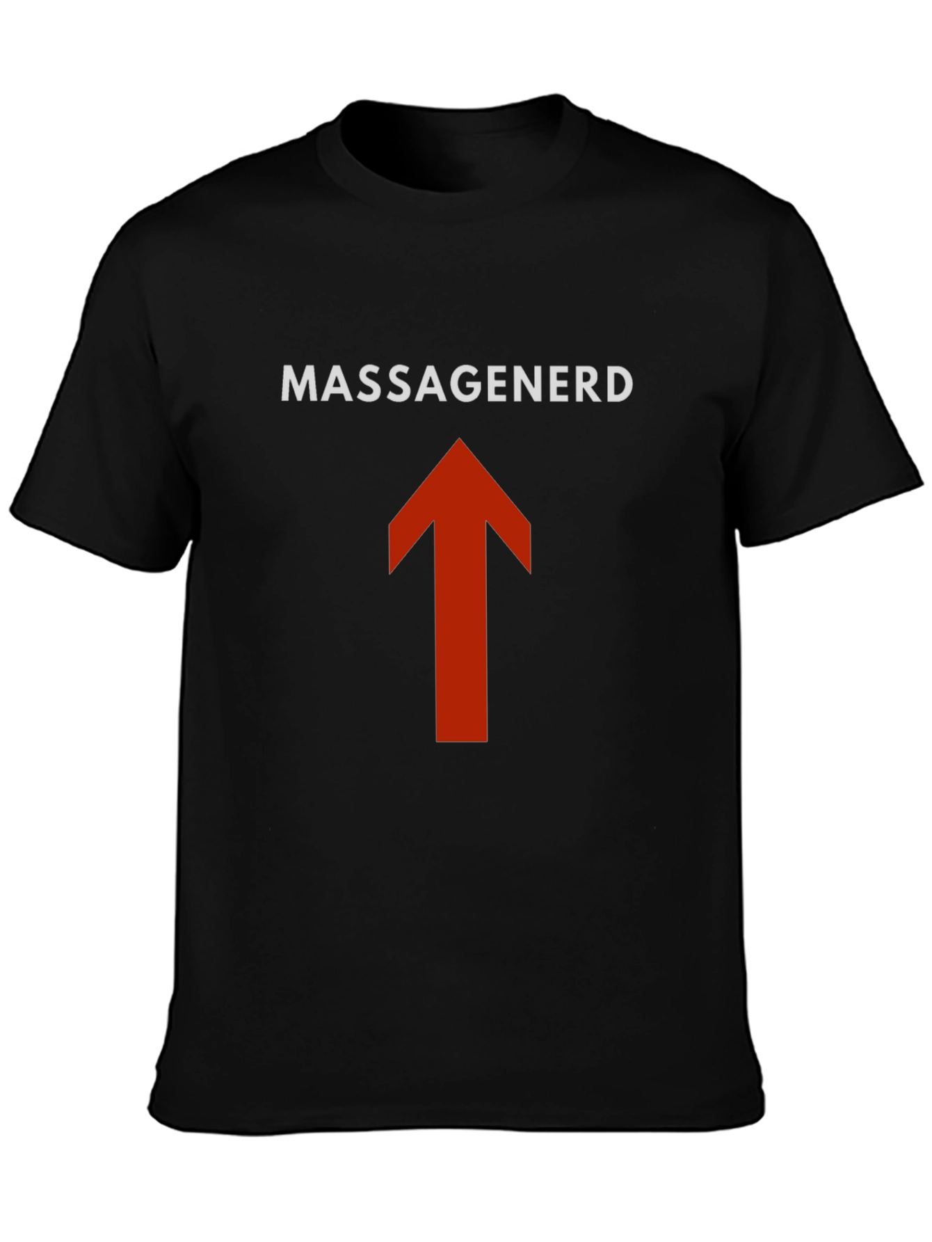 MassageNerd Arrow Black T-Shirt