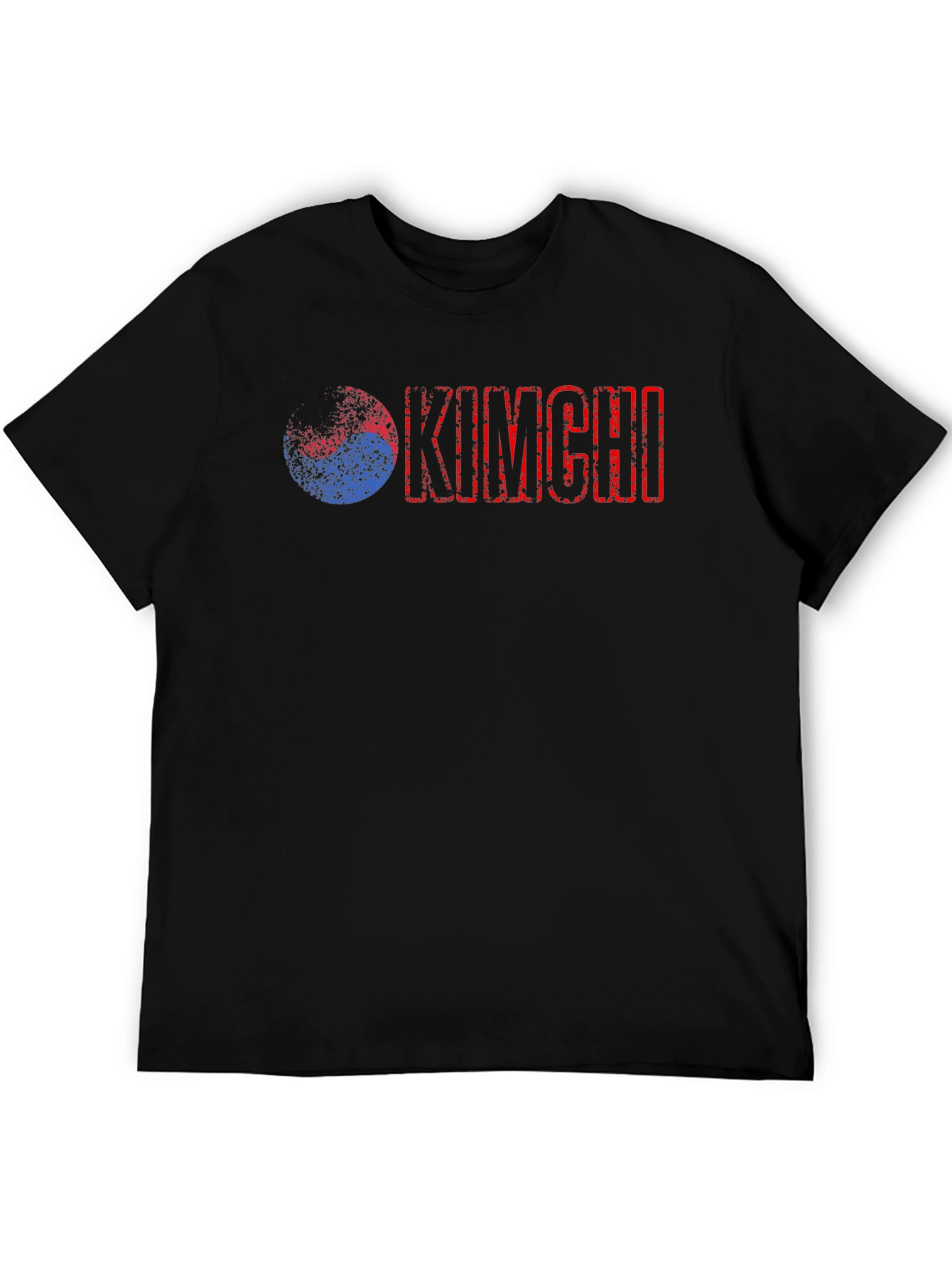 Kimchi Korean Flag Graphic T-Shirt