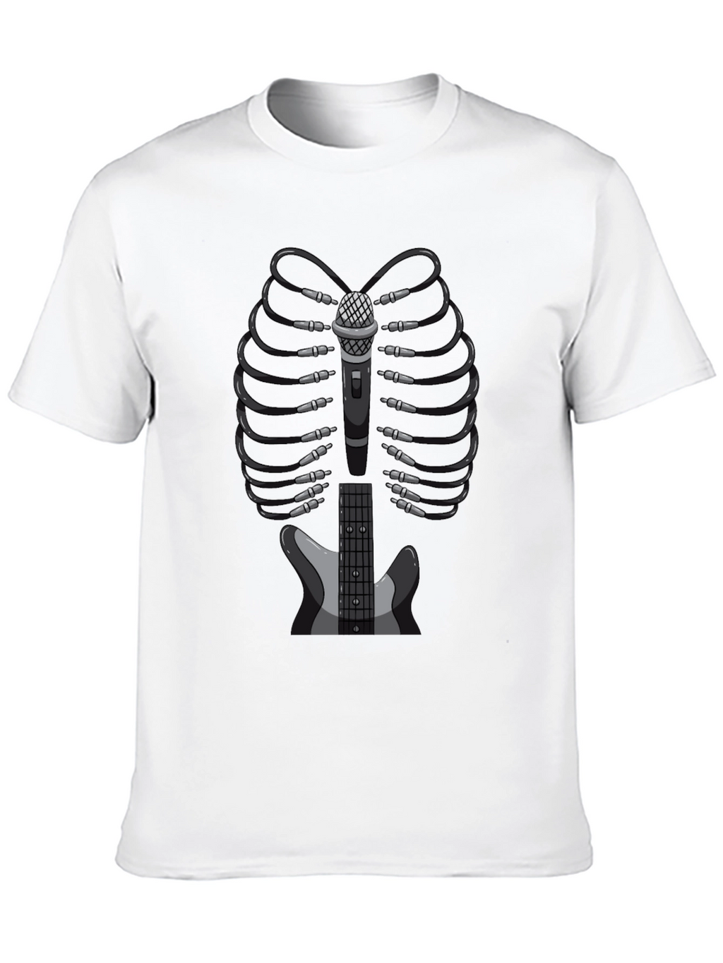 Music Lovers Skeleton T-Shirt