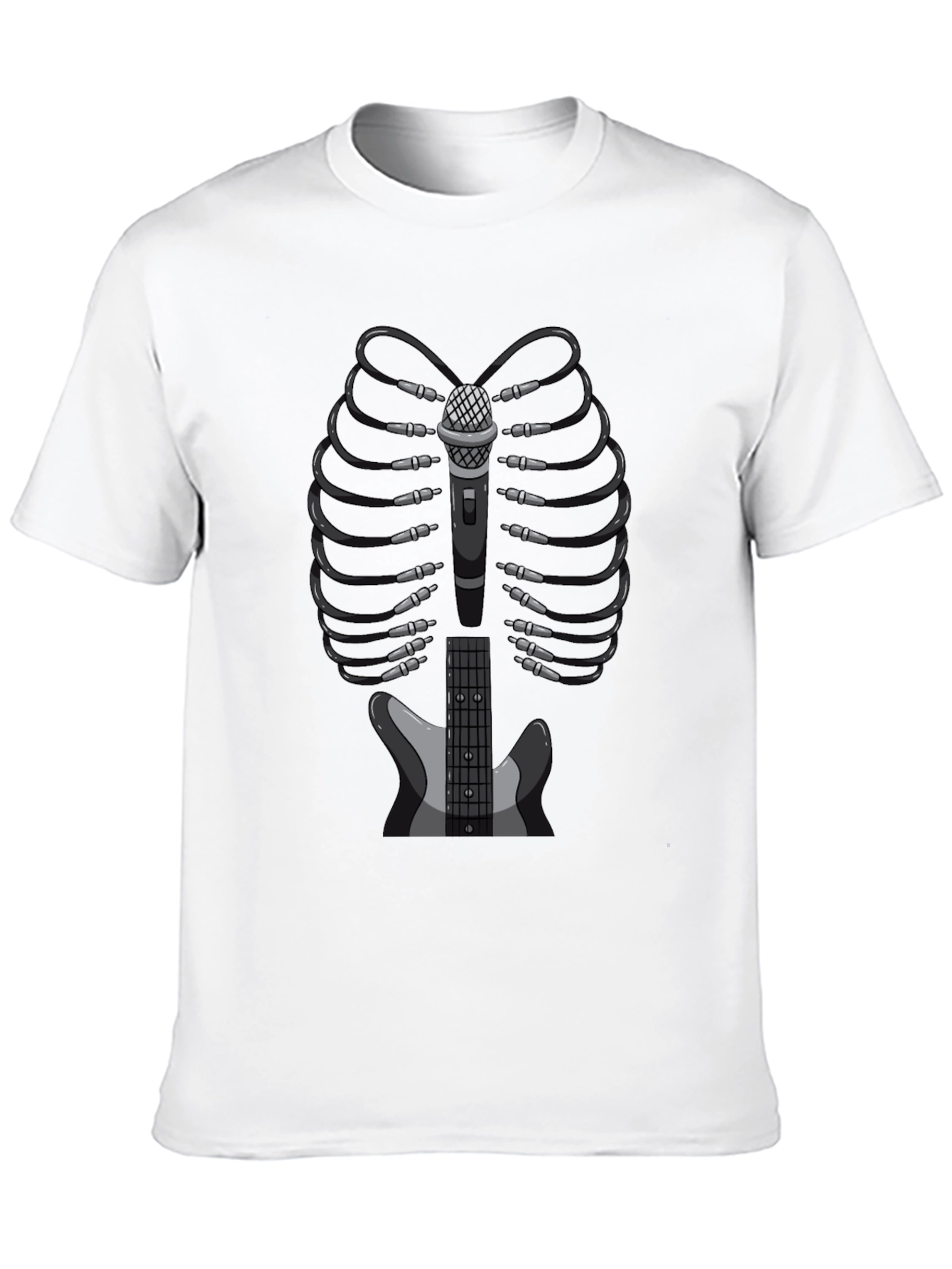 Music Lovers Skeleton T-Shirt