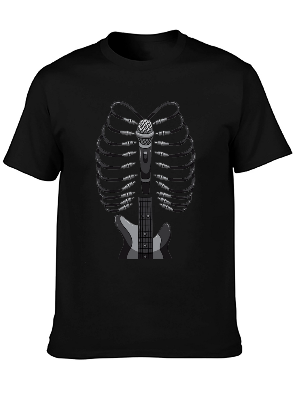 Music Lovers Skeleton T-Shirt