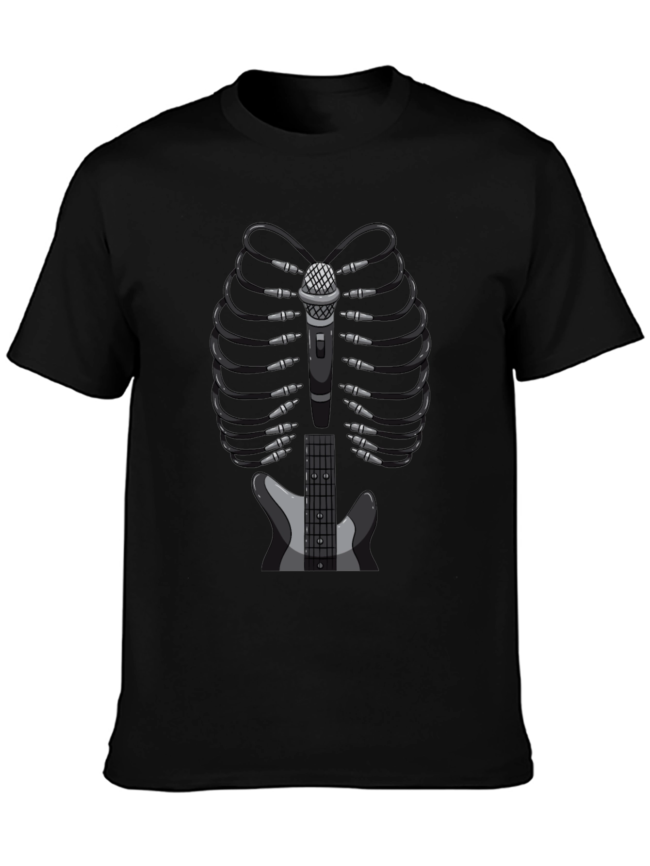 Music Lovers Skeleton T-Shirt