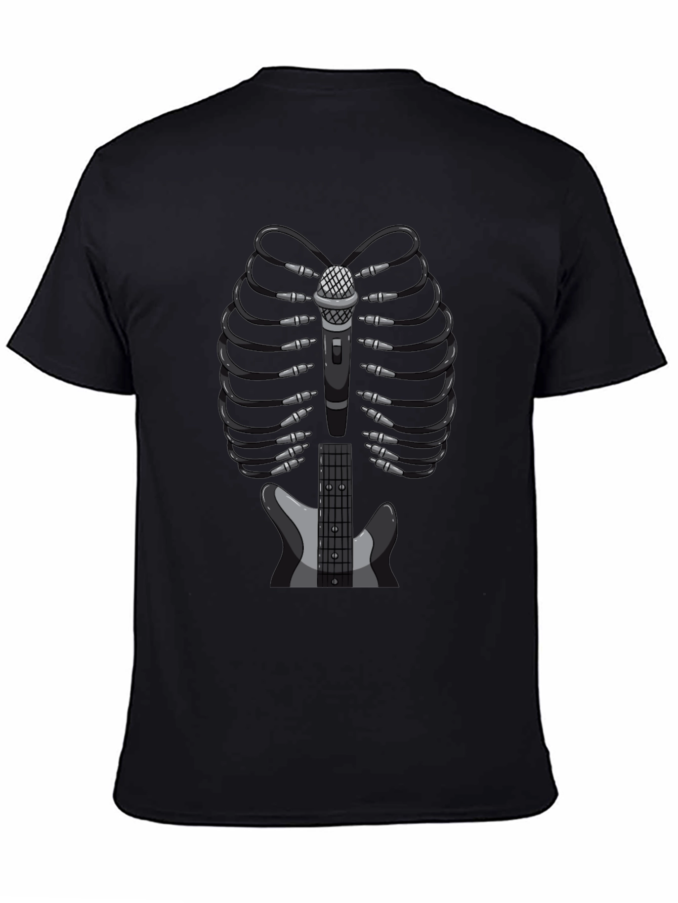 Music Lovers Skeleton T-Shirt