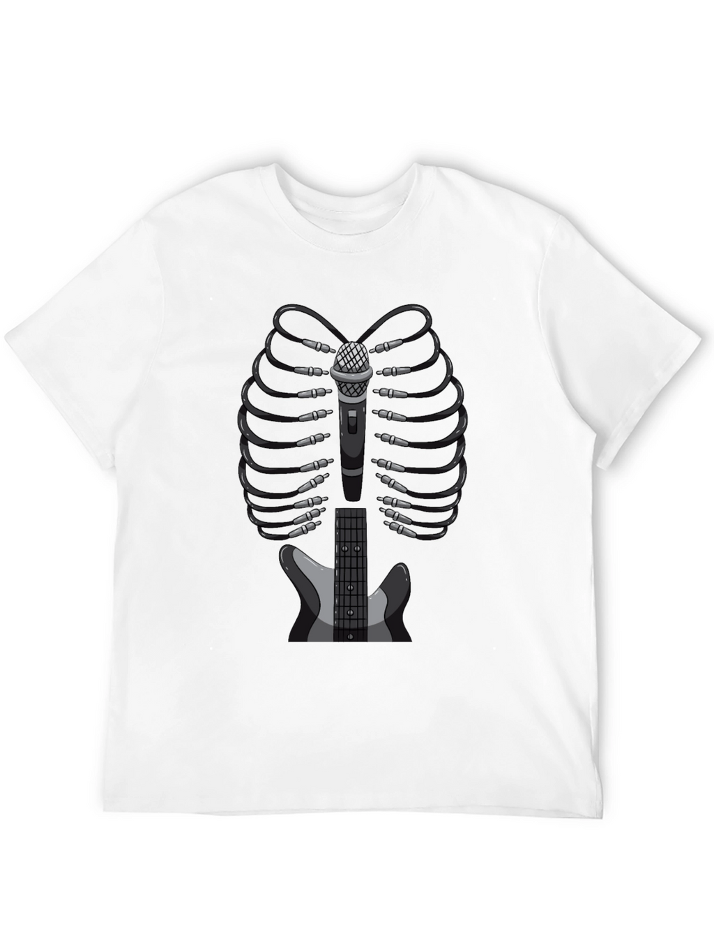 Music Lovers Skeleton T-Shirt