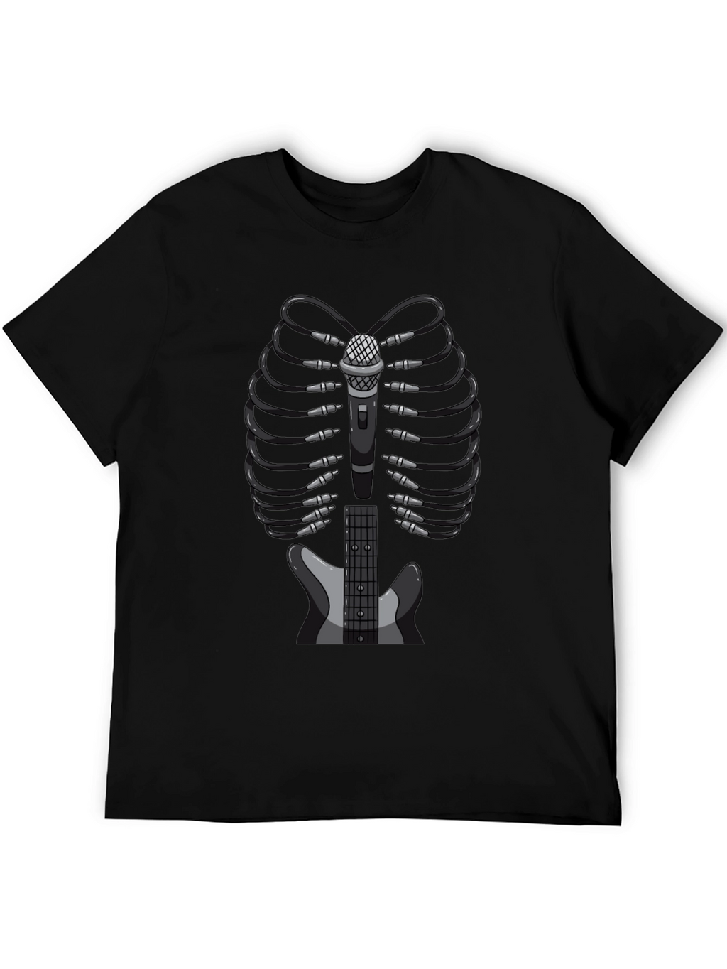 Music Lovers Skeleton T-Shirt