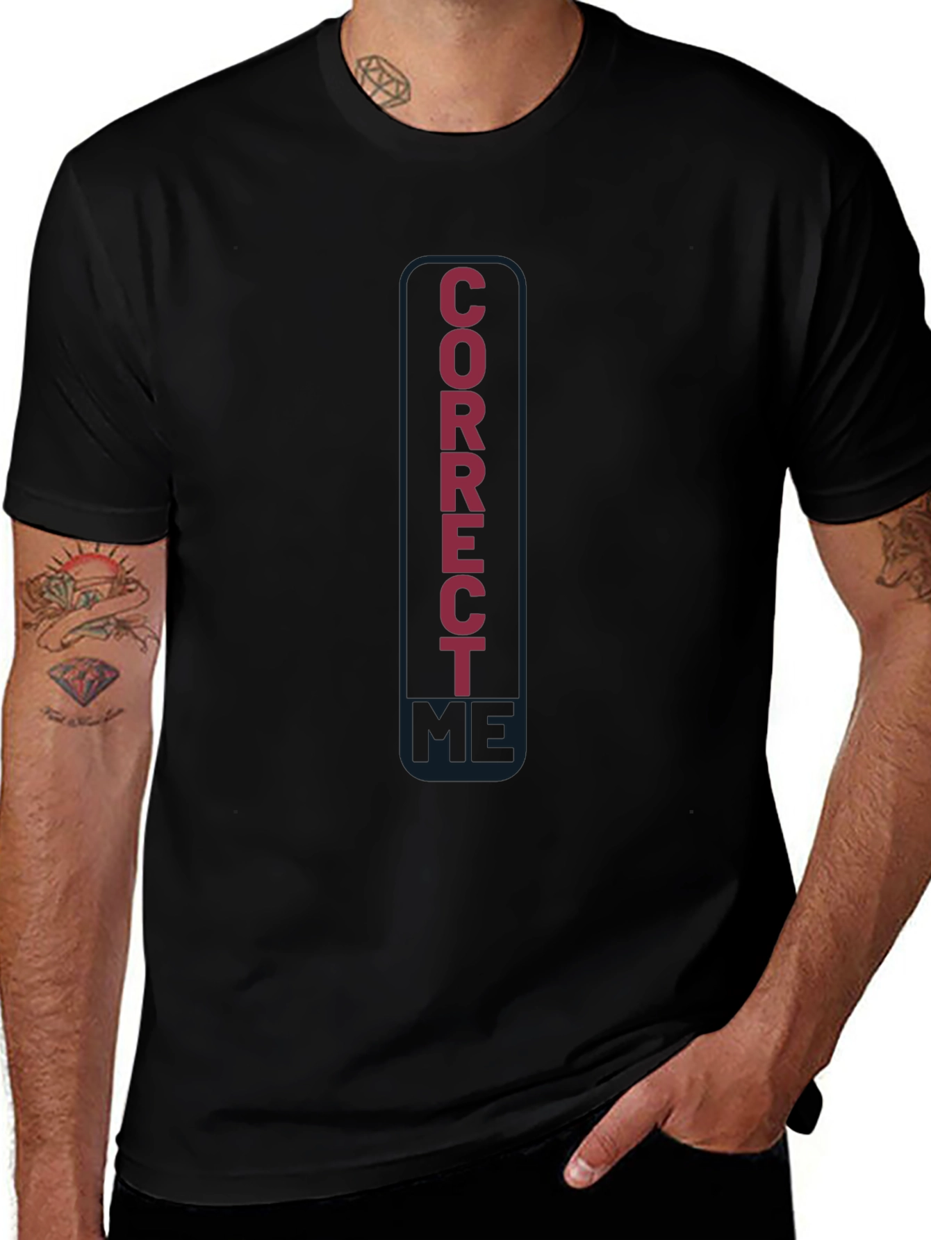 Correct Me Funny Graphic Tee