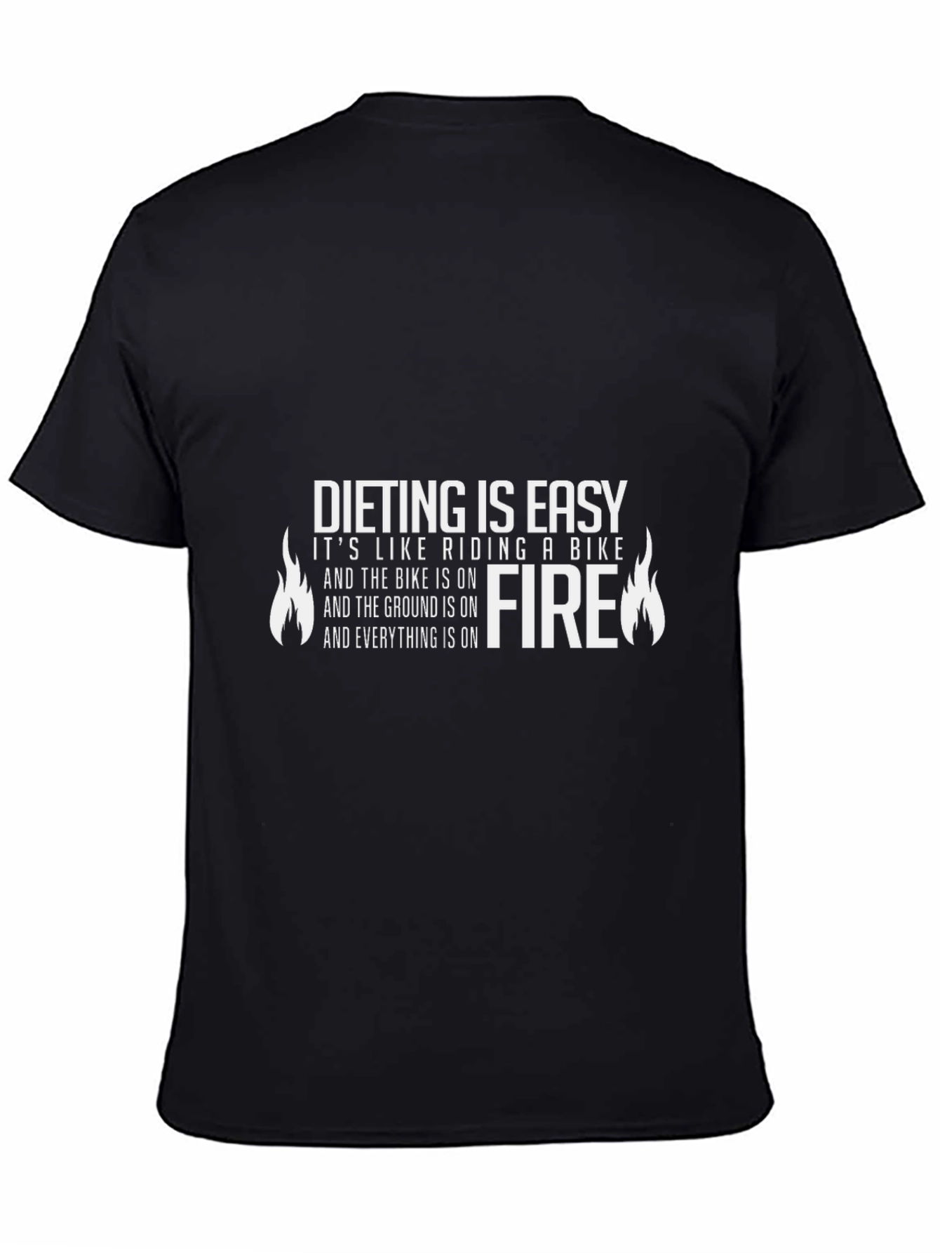 Dieting is Easy Mens T-Shirt - Funny Workout Tee