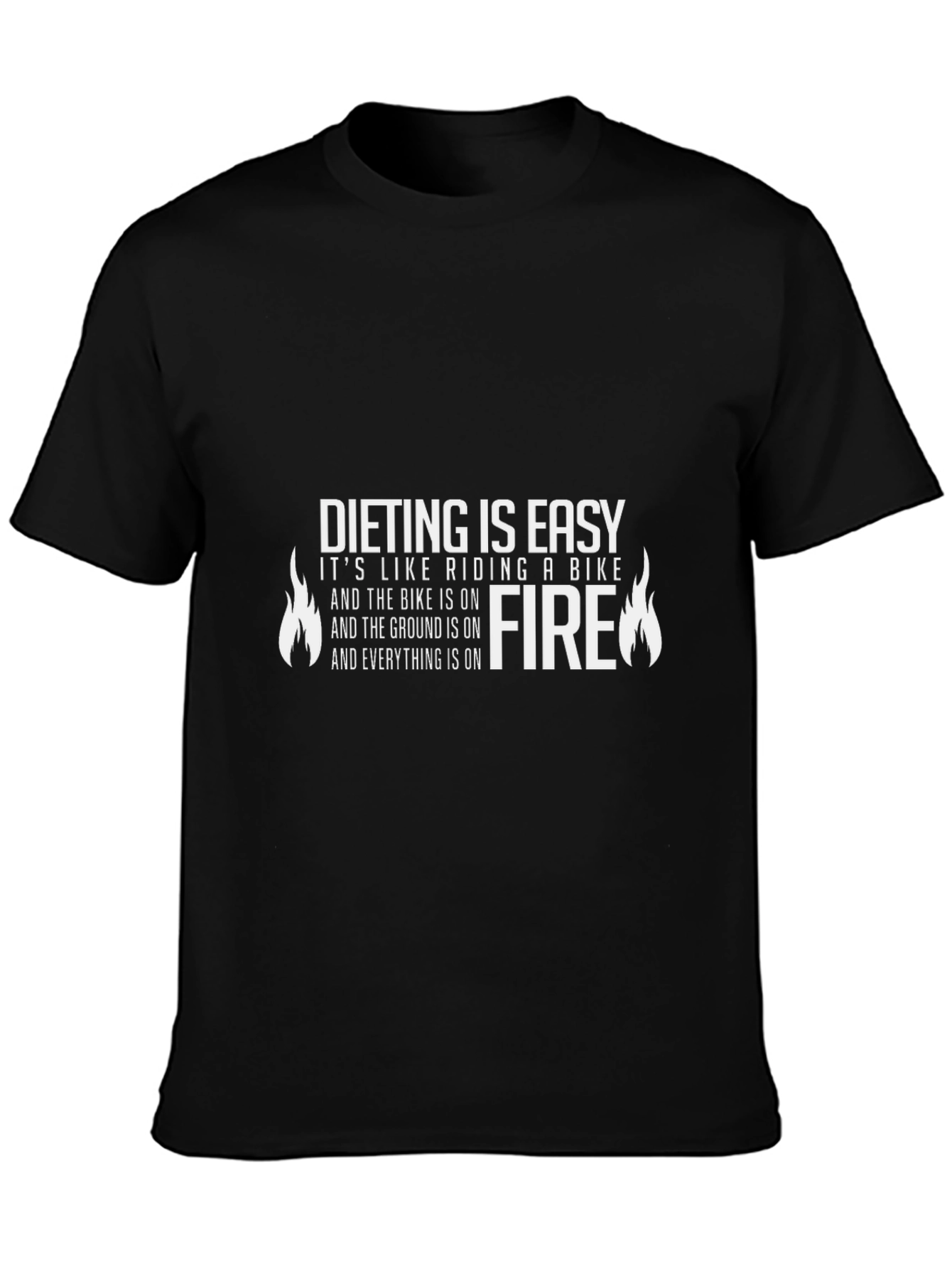 Dieting is Easy Mens T-Shirt - Funny Workout Tee