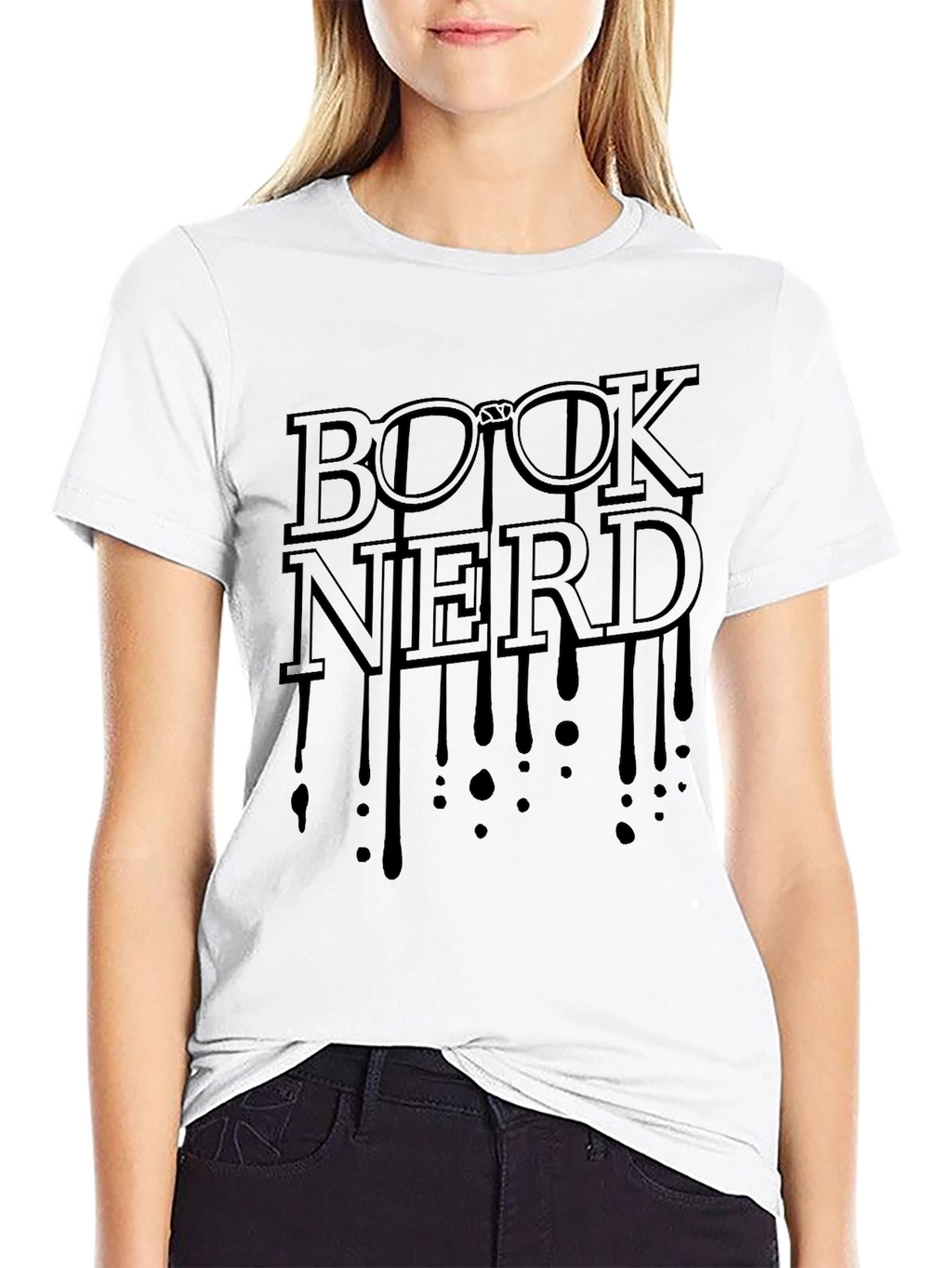 Book Nerd Drip T-Shirt - Read in Style!