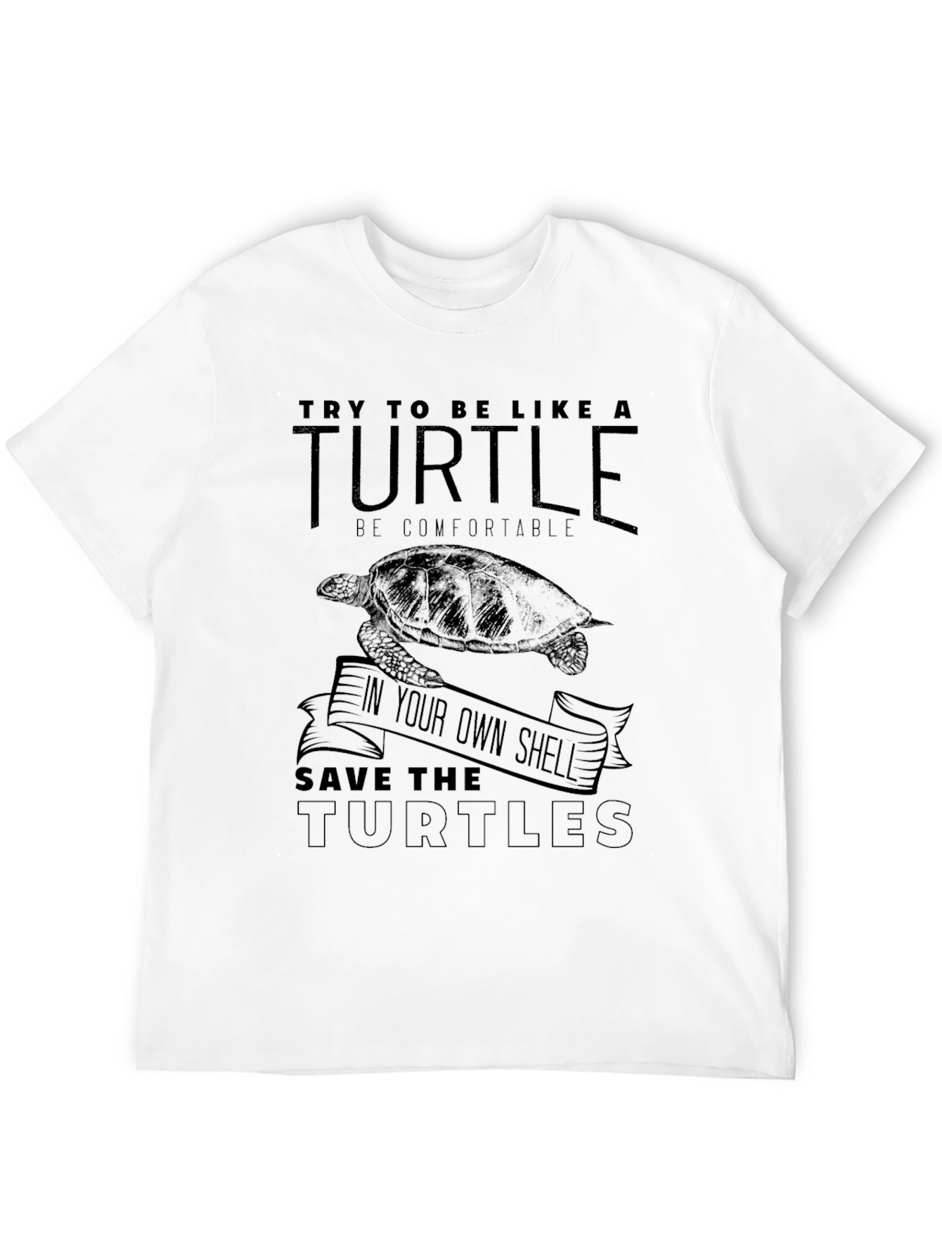 Turtle Graphic T-Shirt - Save the Turtles!