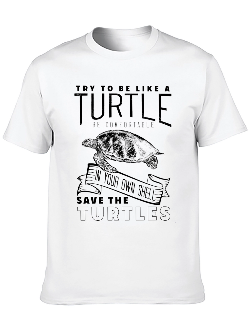 Turtle Graphic T-Shirt - Save the Turtles!