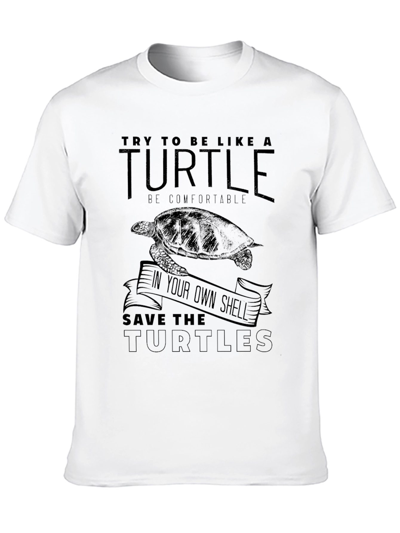 Turtle Graphic T-Shirt - Save the Turtles!