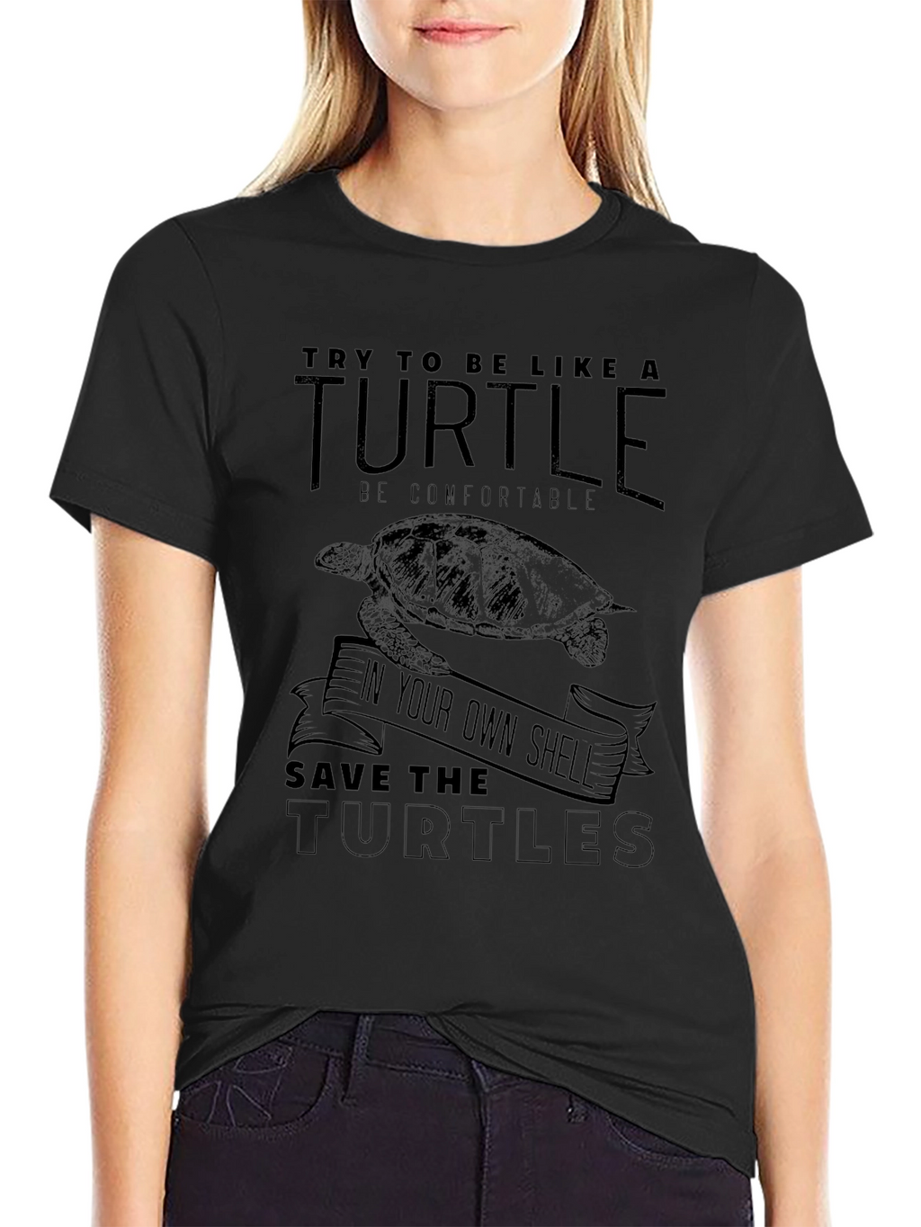 Turtle Graphic T-Shirt - Save the Turtles!