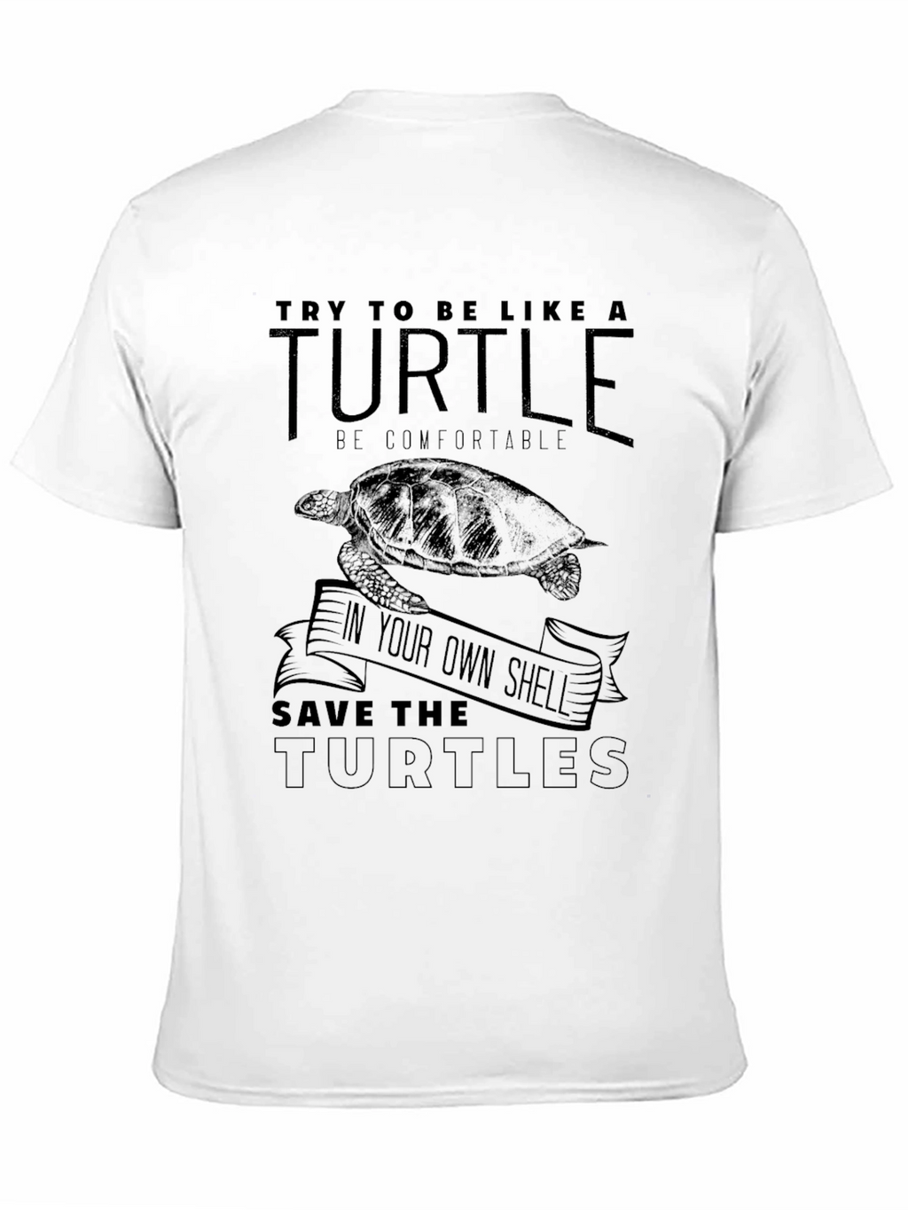 Turtle Graphic T-Shirt - Save the Turtles!