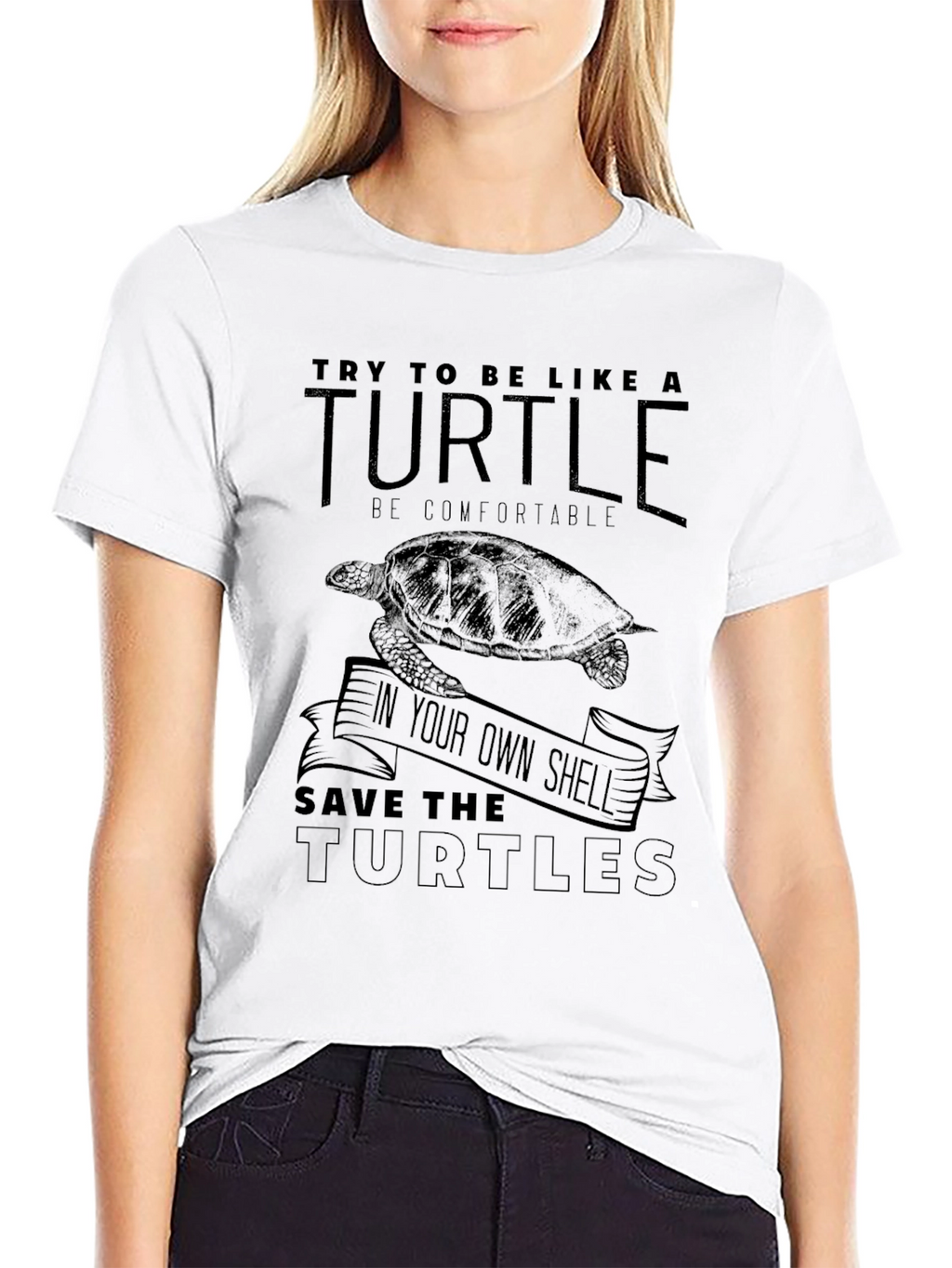 Turtle Graphic T-Shirt - Save the Turtles!