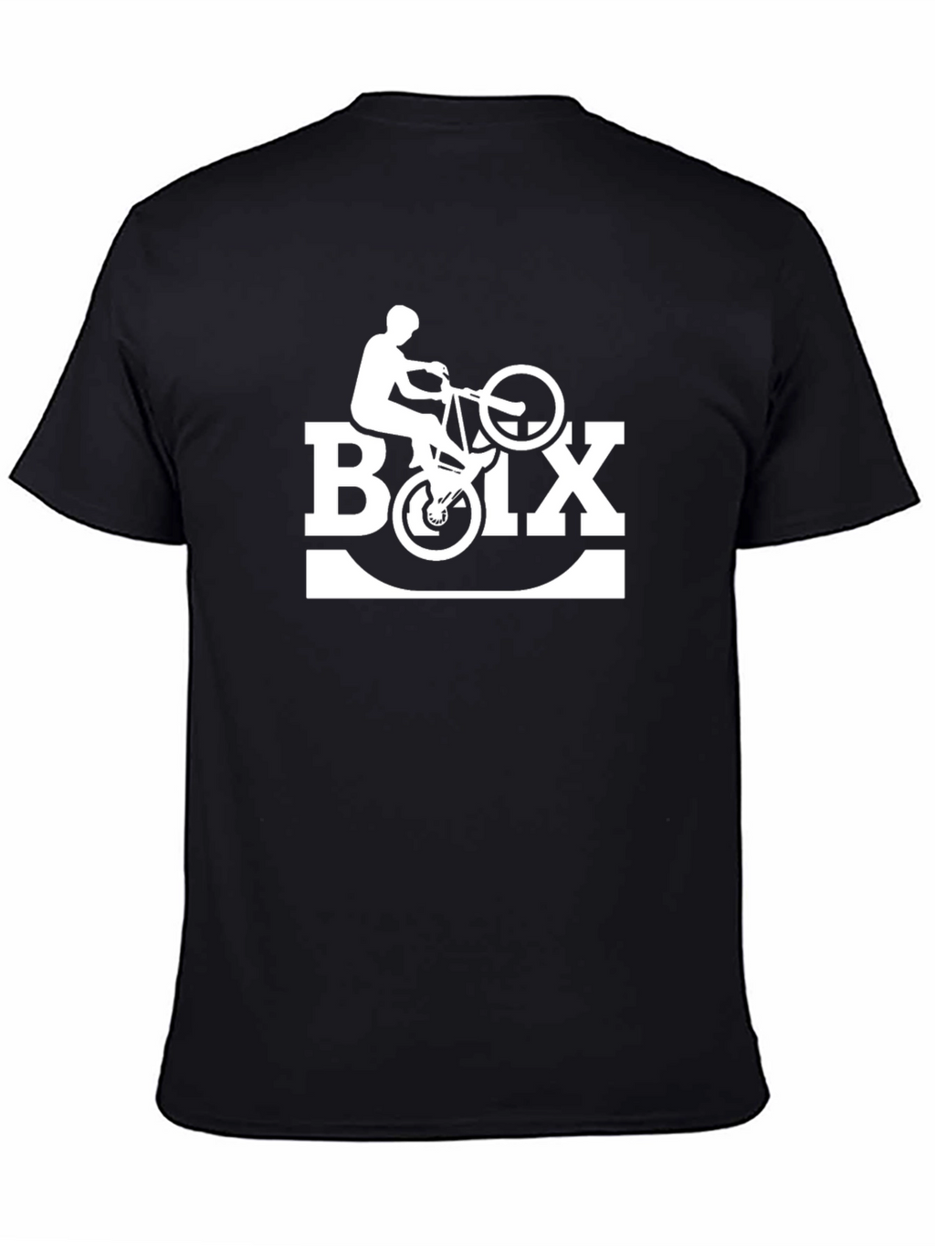 BMX Rider Graphic T-Shirt - Black Cotton Tee
