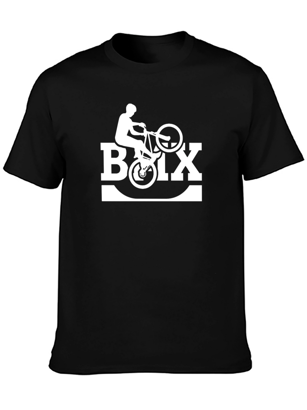 BMX Rider Graphic T-Shirt - Black Cotton Tee