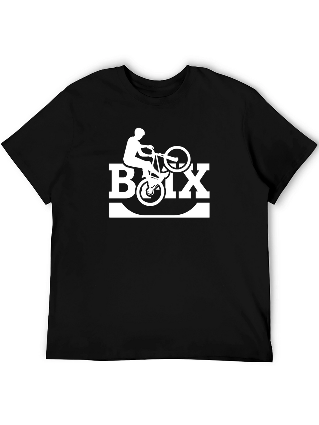 BMX Rider Graphic T-Shirt - Black Cotton Tee