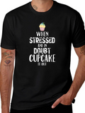 Cupcake It Out Black T-Shirt