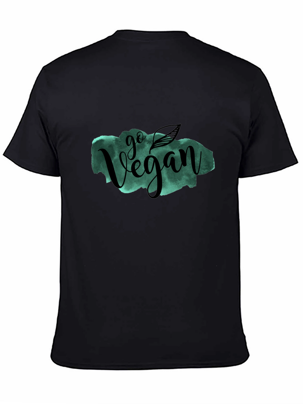 Go Vegan Black T-Shirt