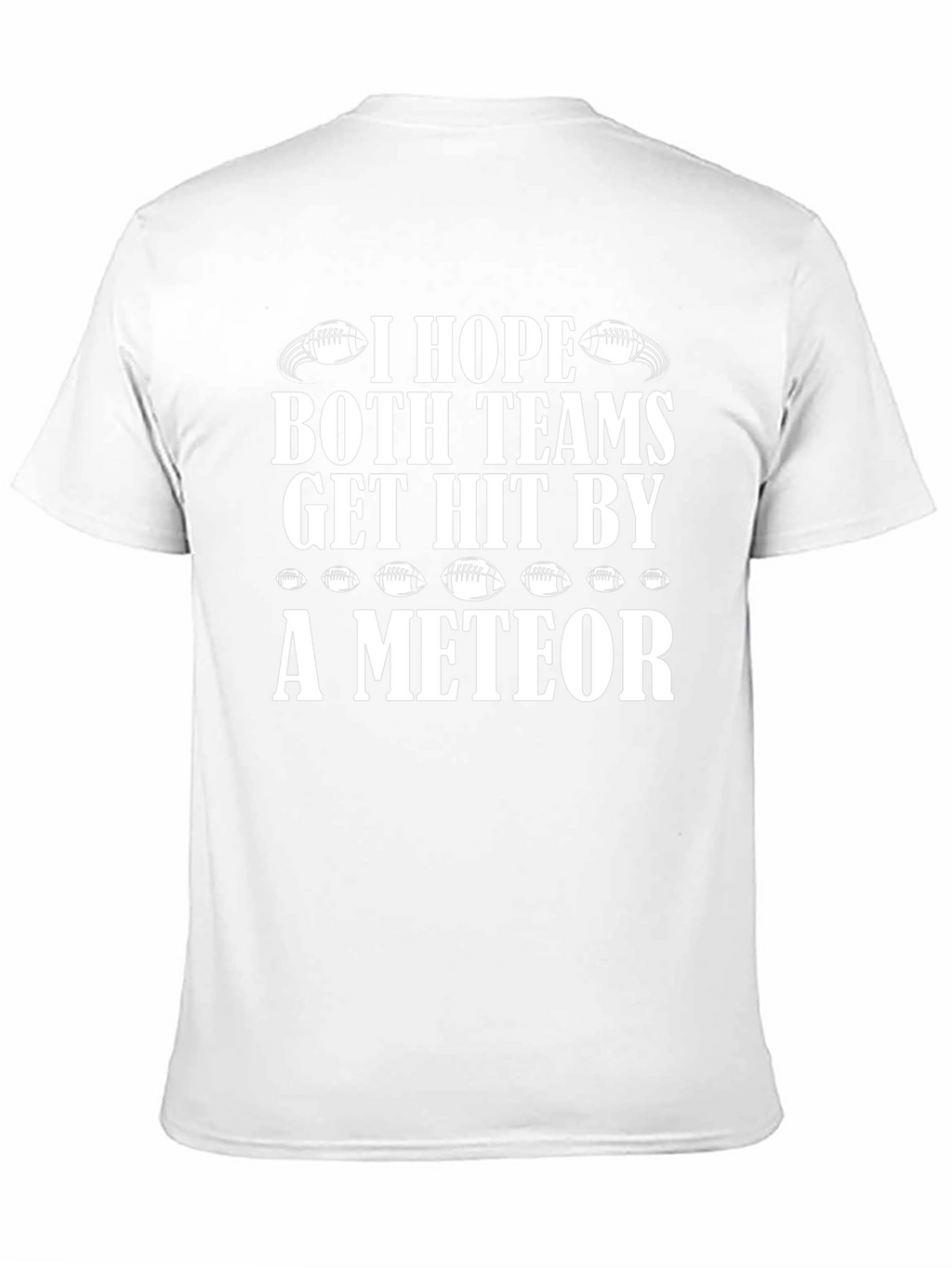 Funny Football Meteor T-Shirt for Game Day