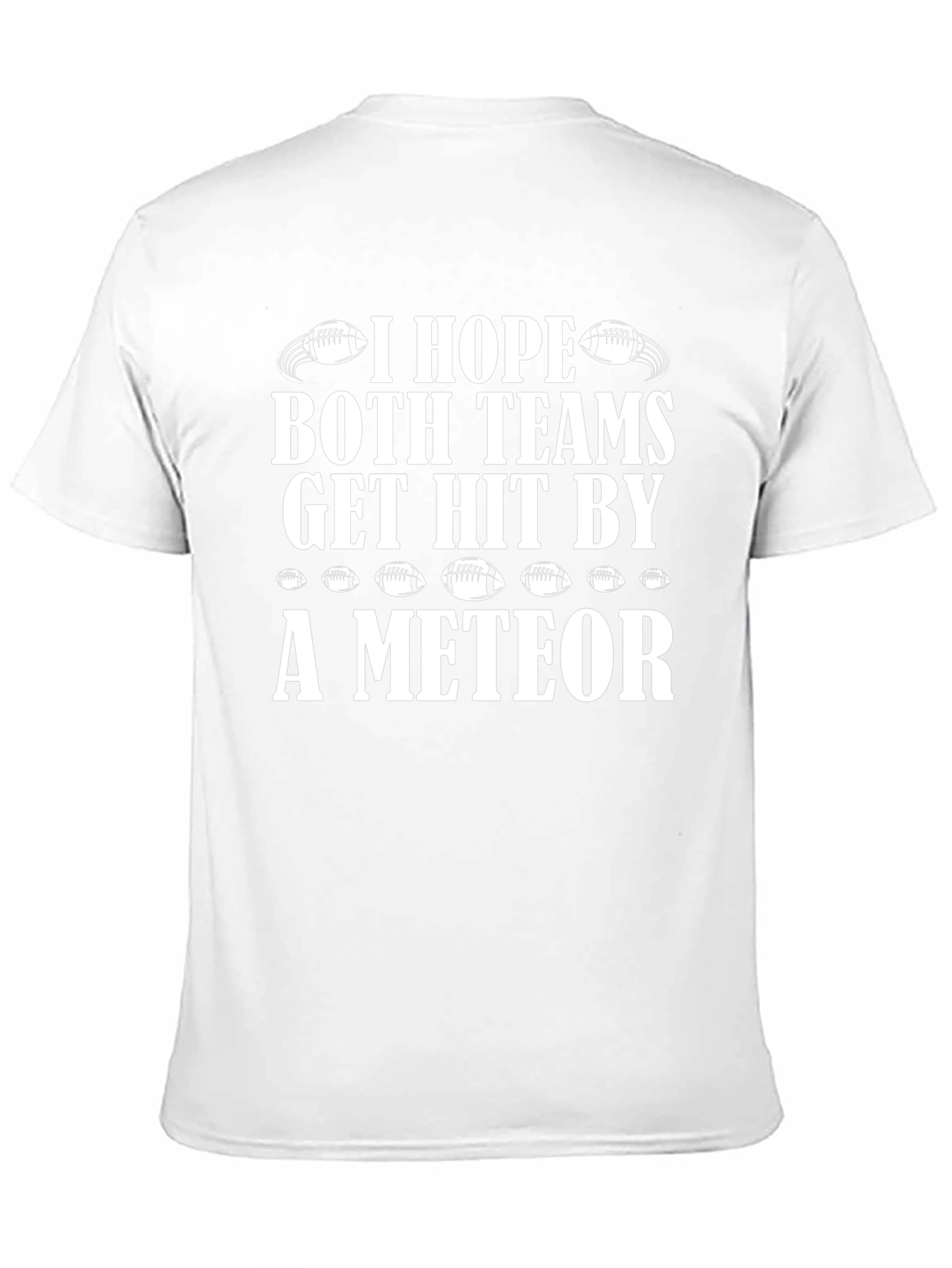 Funny Football Meteor T-Shirt for Game Day