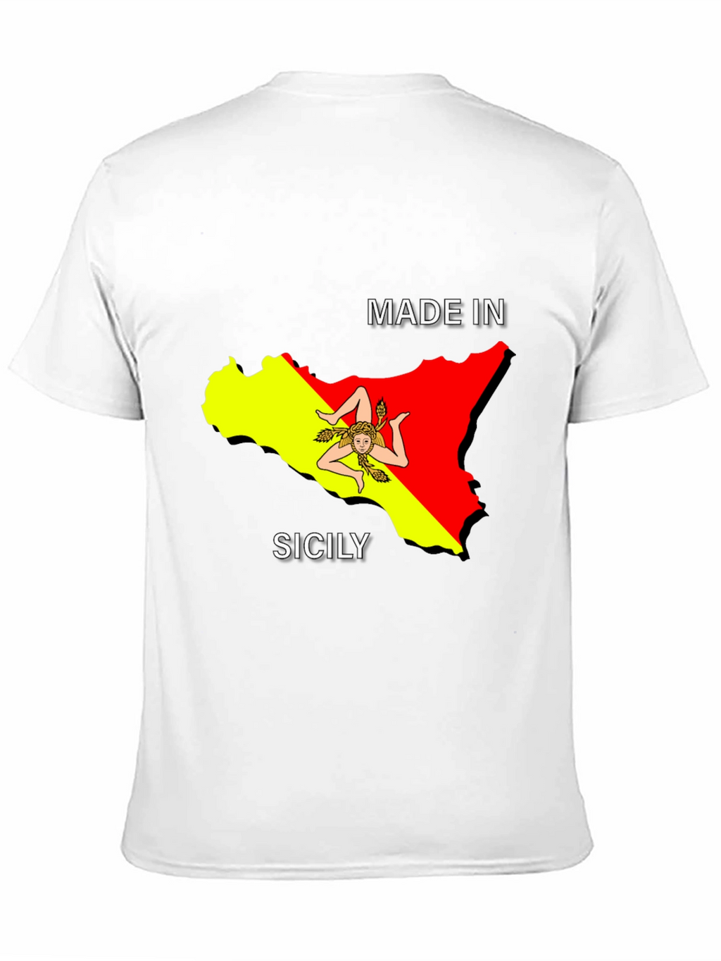 Sicily Pride Tee - Made In Sicily Black T-Shirt