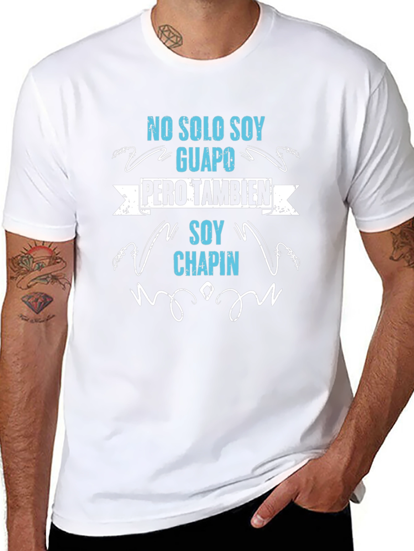 Stylish Mens Guapo Chapin Graphic Tee