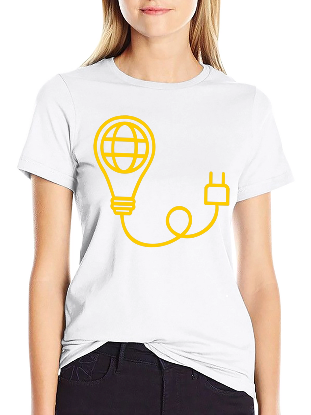 Earth Bulb Tee - Power Up Your Style