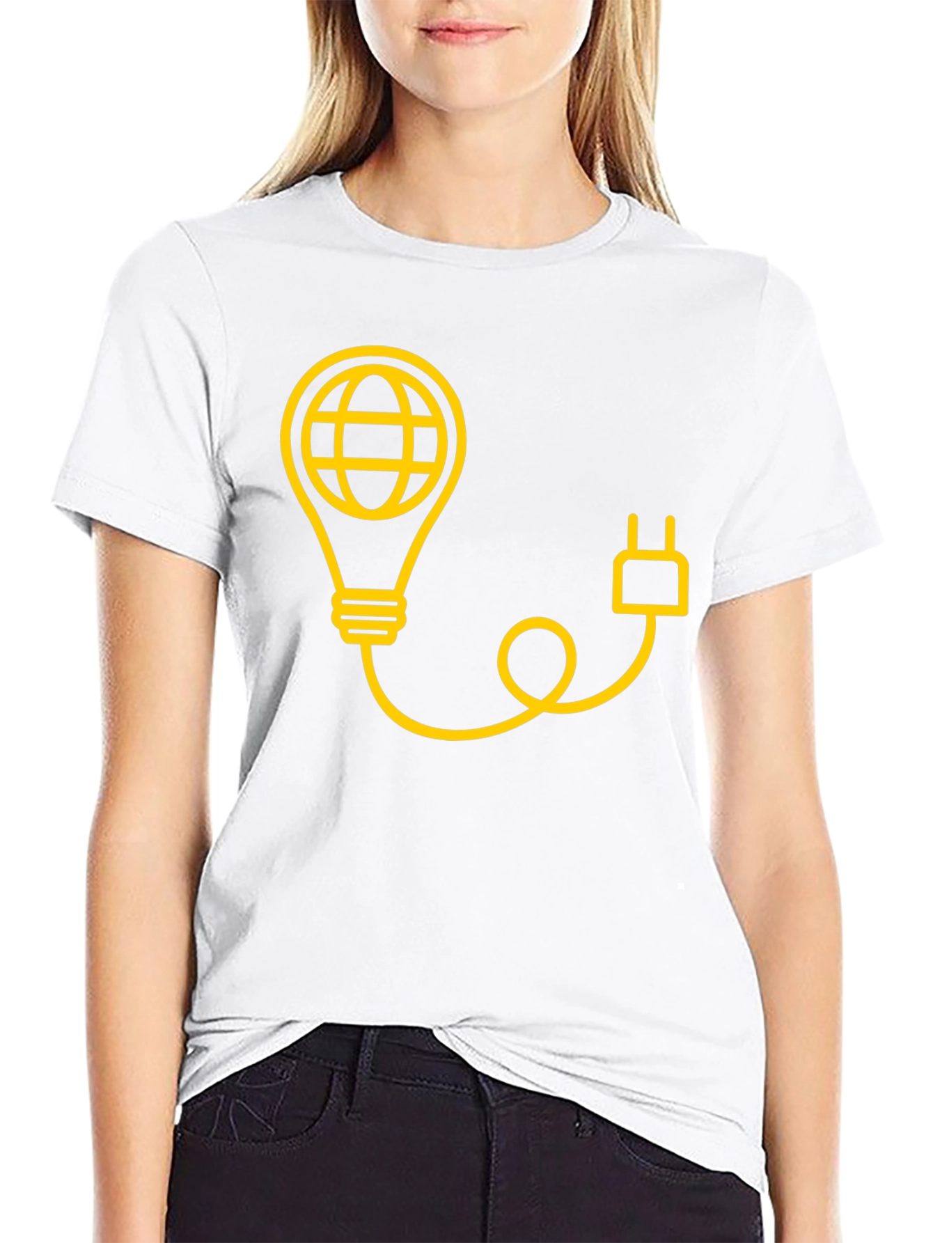 Earth Bulb Tee - Power Up Your Style