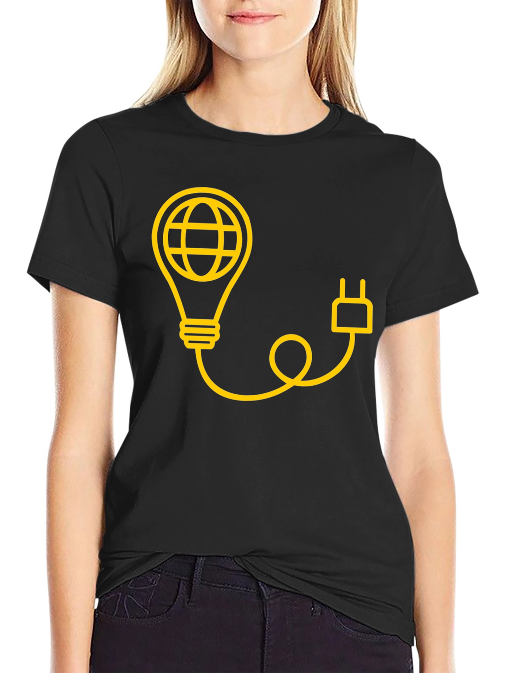 Earth Bulb Tee - Power Up Your Style