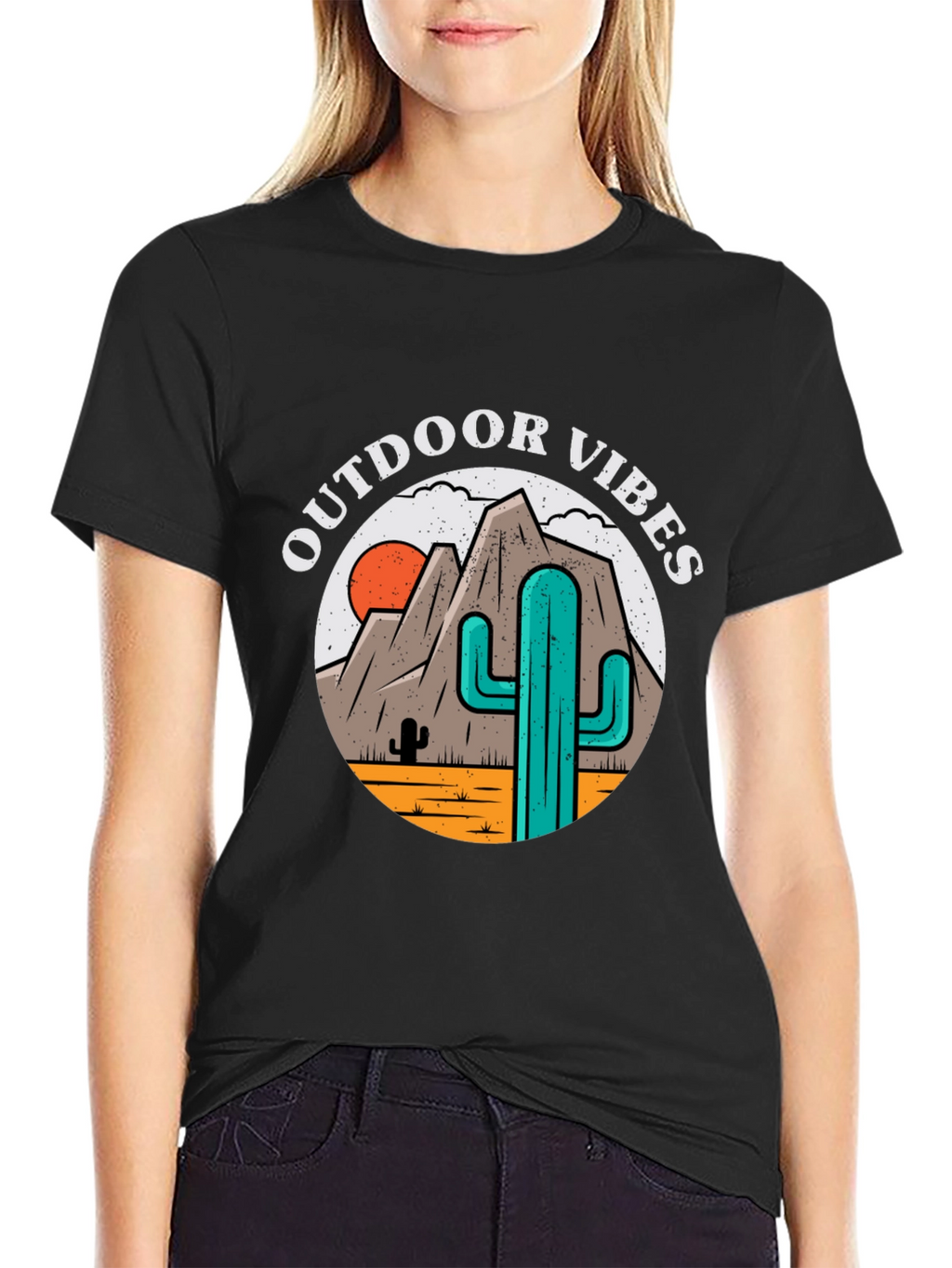 Outdoor Vibes Desert Graphic T-Shirt