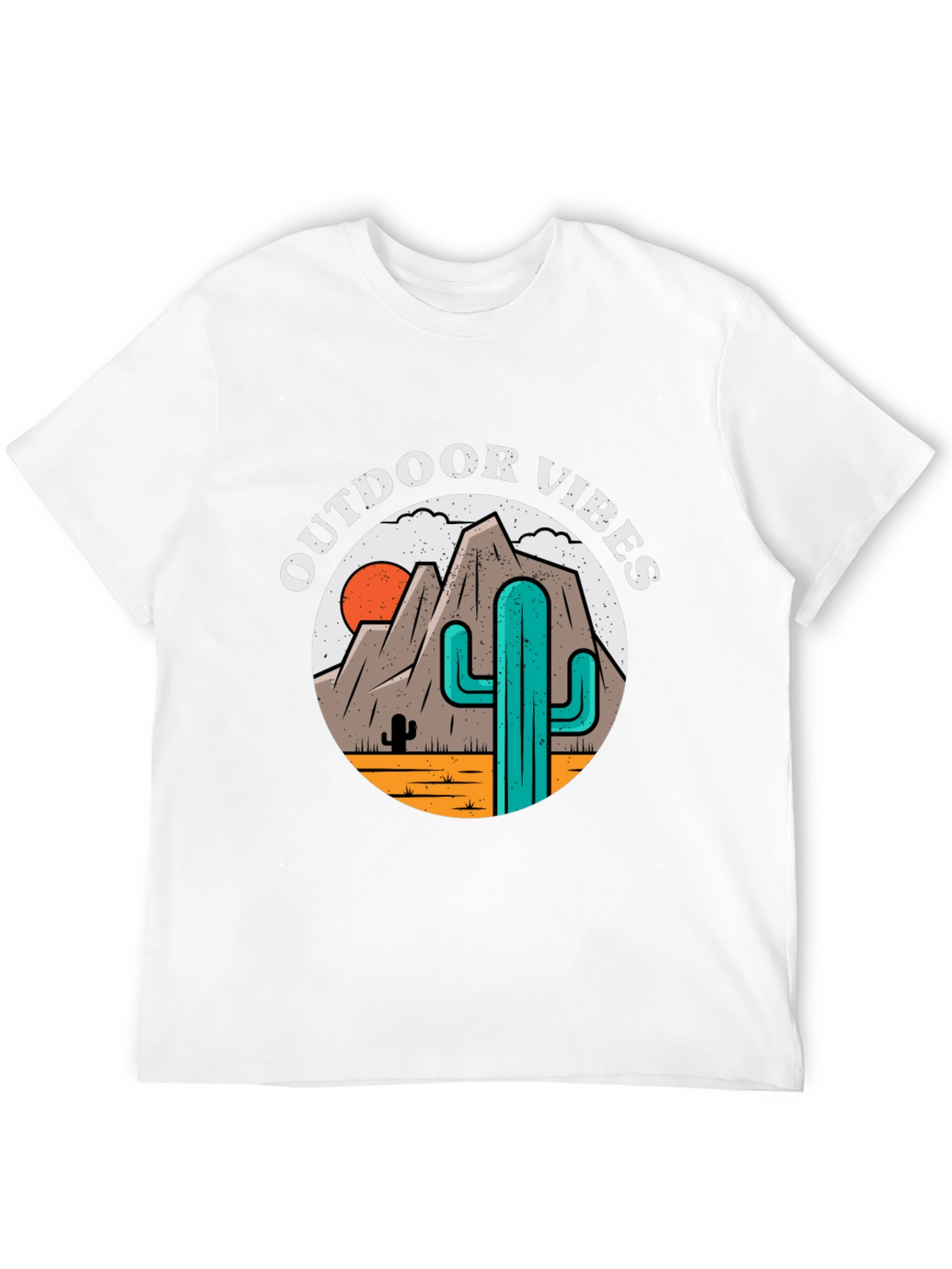 Outdoor Vibes Desert Graphic T-Shirt
