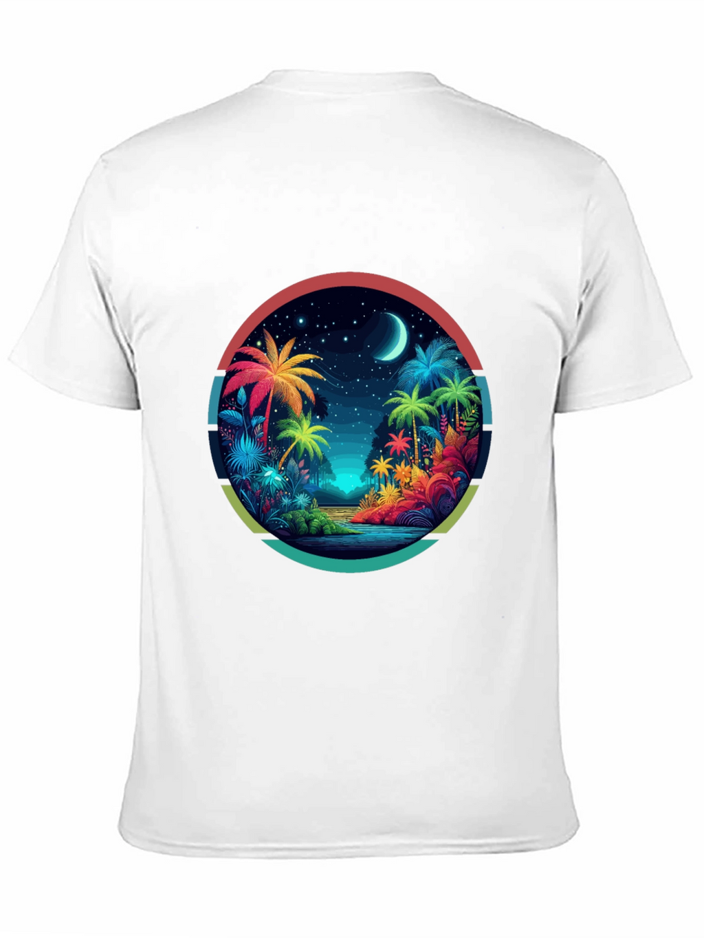 Tropical Palms Graphic Tee - Island Vibes