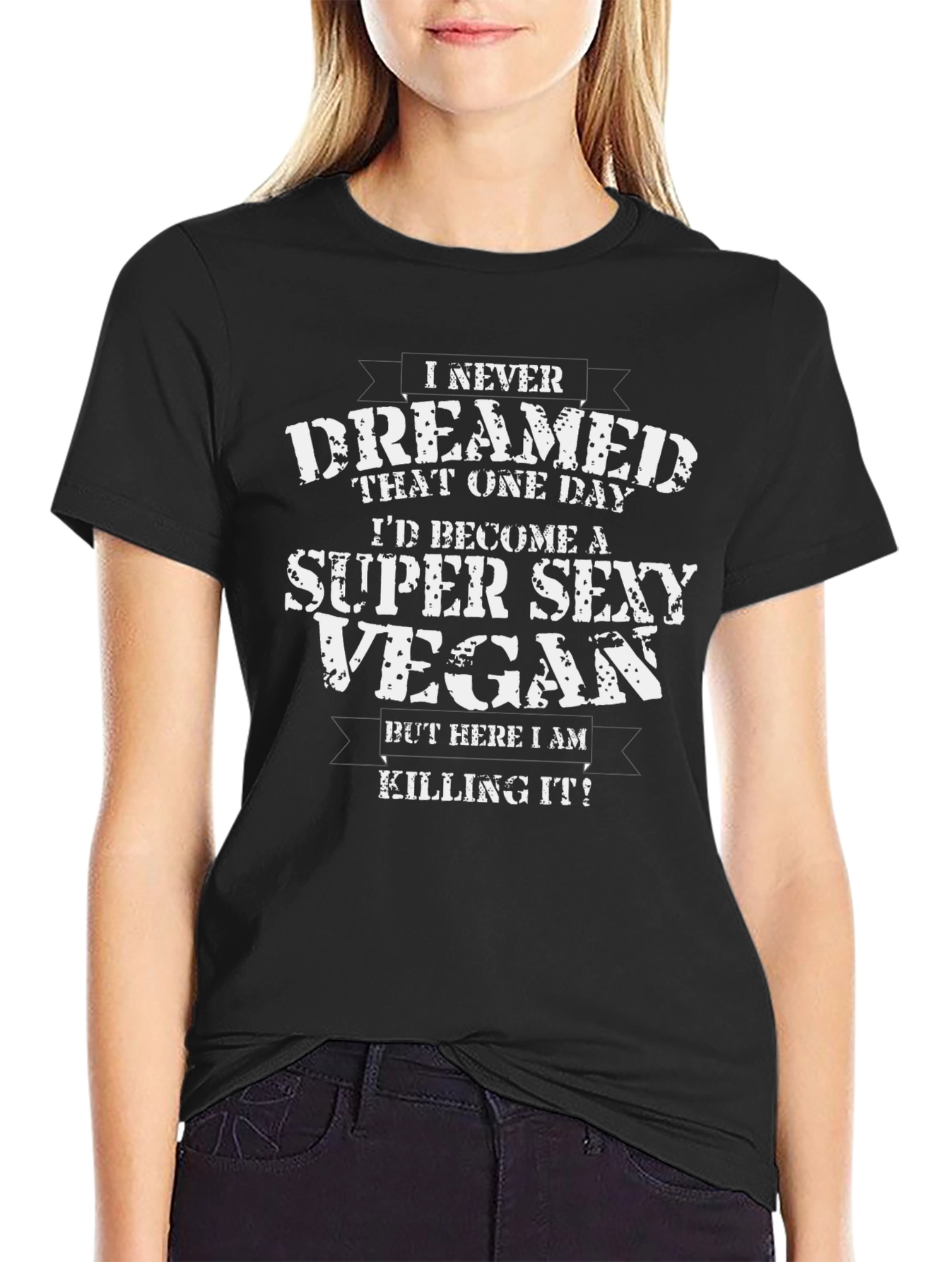 Super Sexy Vegan T-Shirt - Novelty Graphic Tee