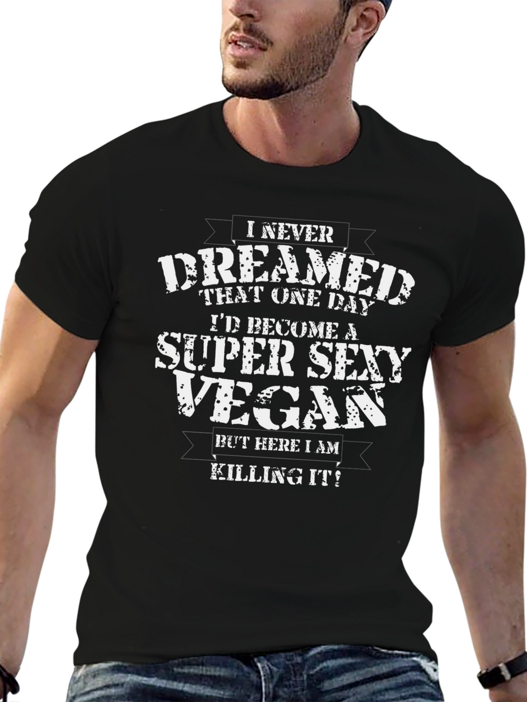 Super Sexy Vegan T-Shirt - Novelty Graphic Tee