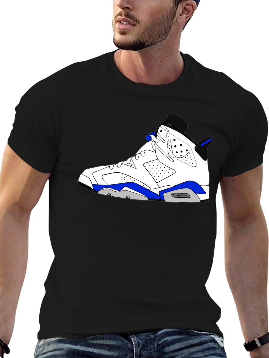 Sneaker Graphic T-Shirt - Black