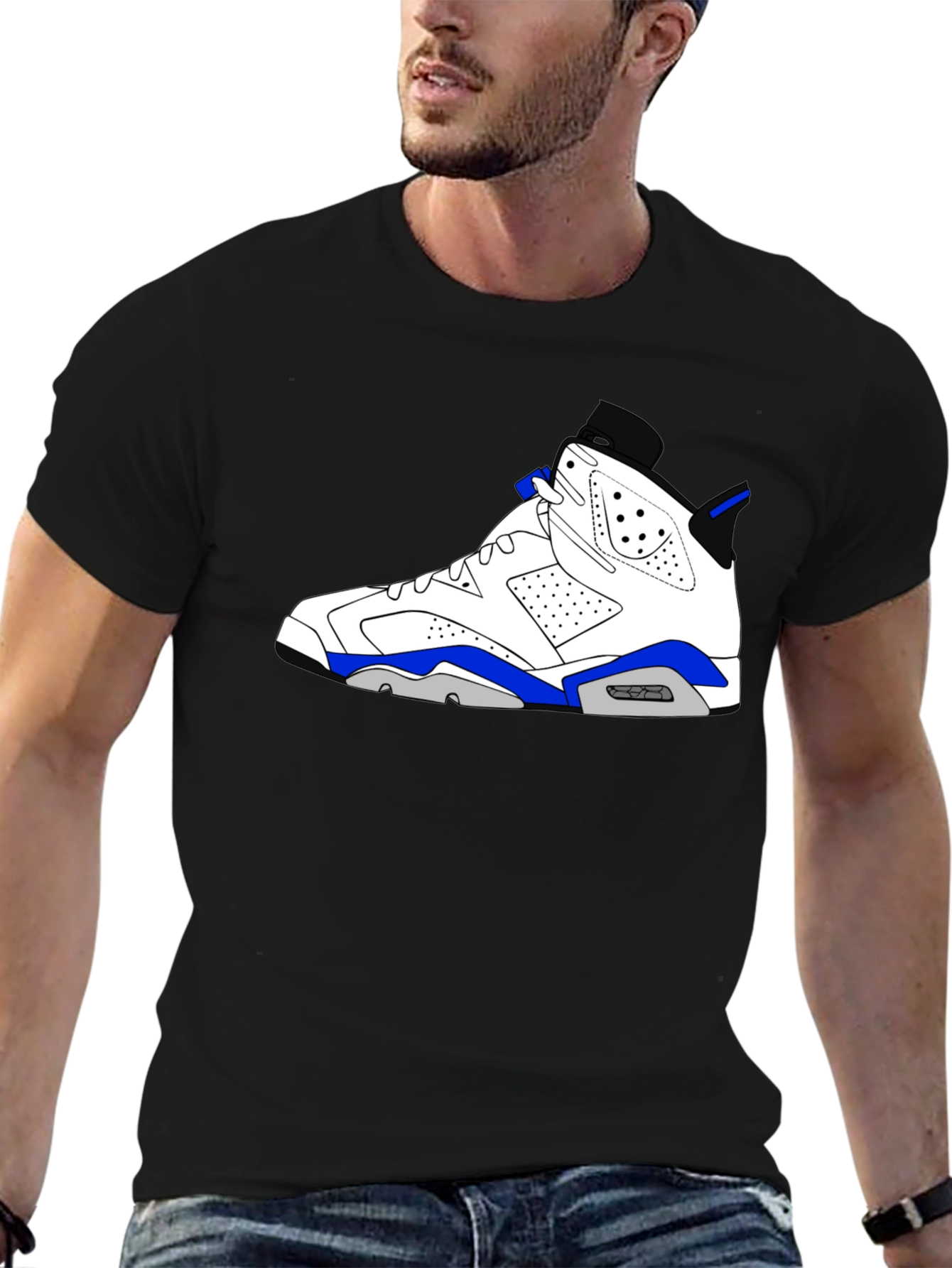 Sneaker Graphic T-Shirt - Black