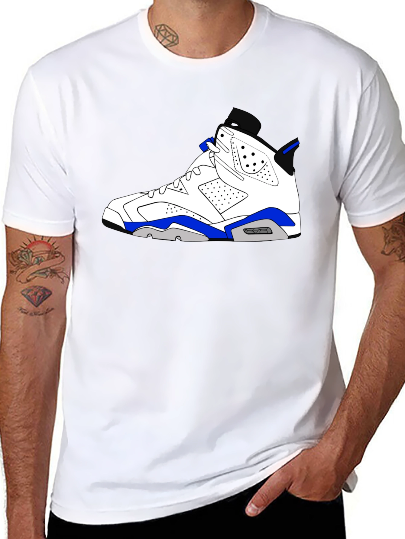Sneaker Graphic T-Shirt - Black
