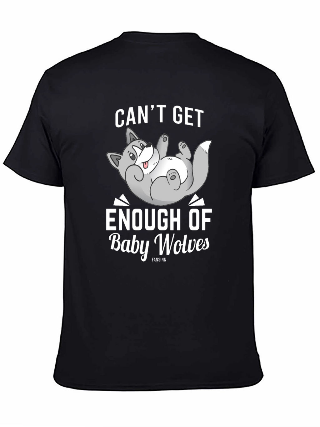 Cant Get Enough Baby Wolves Graphic T-Shirt