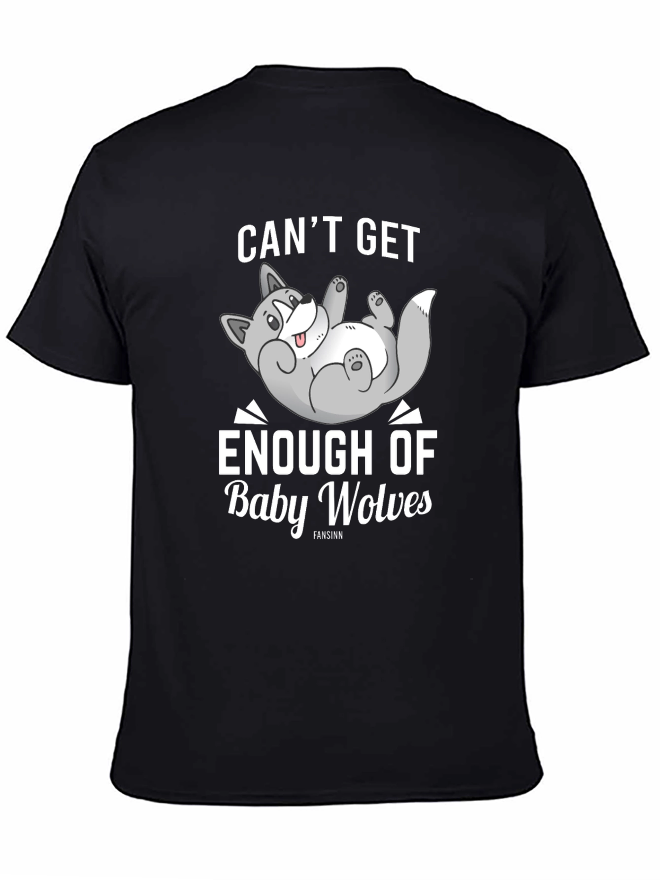Cant Get Enough Baby Wolves Graphic T-Shirt