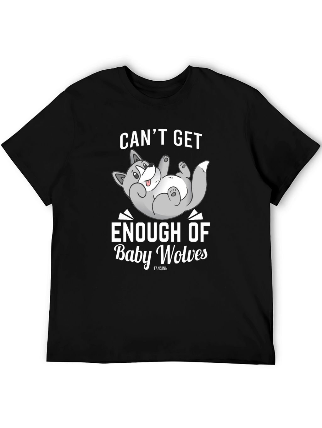 Cant Get Enough Baby Wolves Graphic T-Shirt