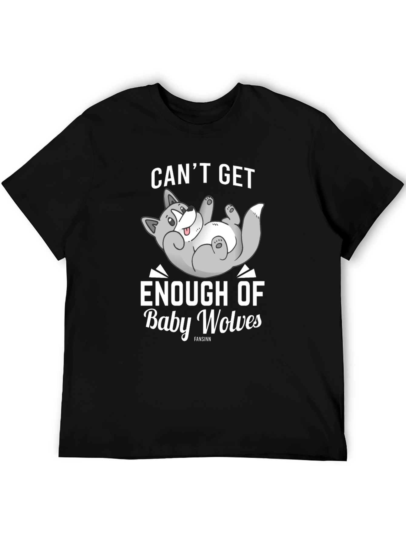 Cant Get Enough Baby Wolves Graphic T-Shirt