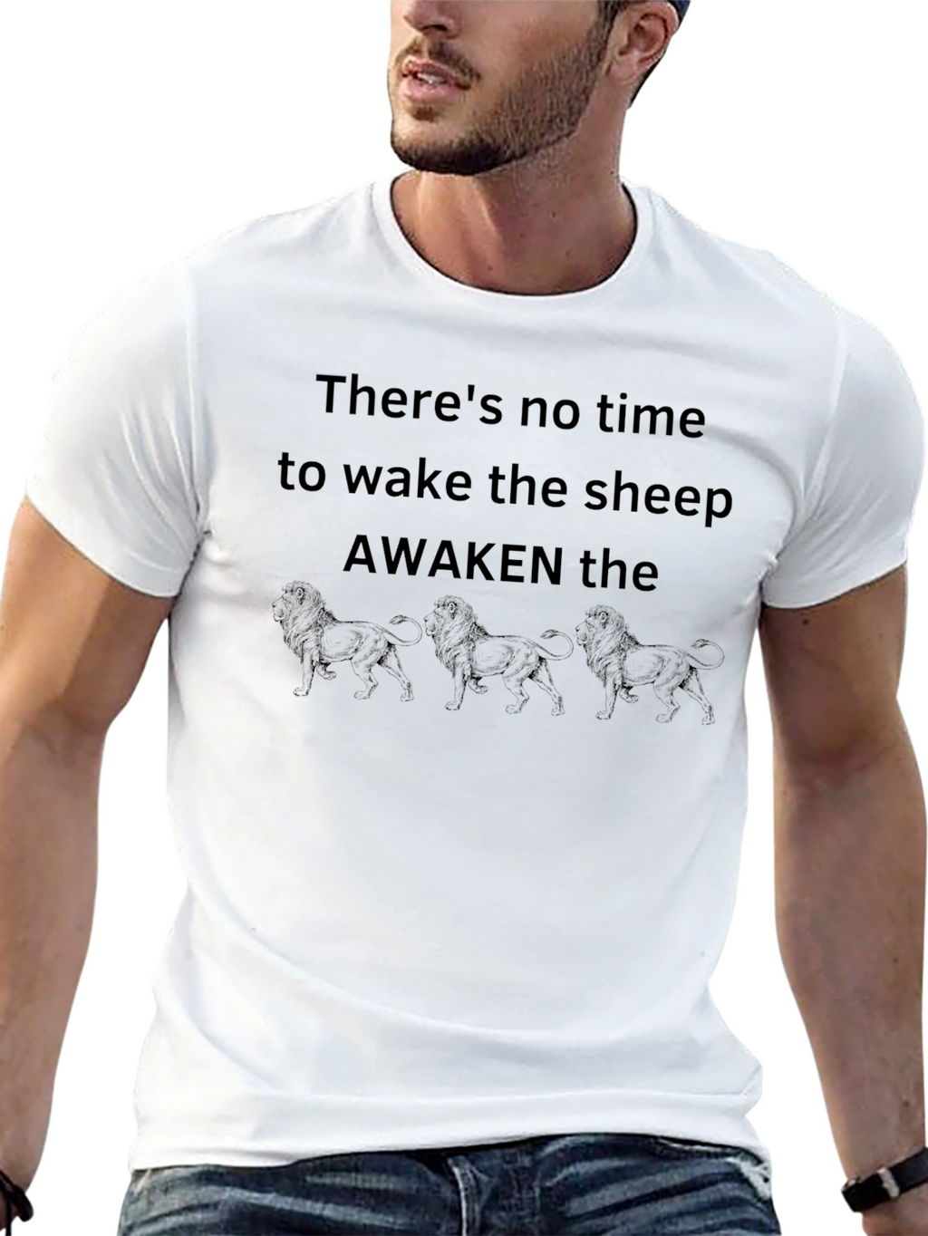 Awaken the Lion T-Shirt: Bold Statement Tee
