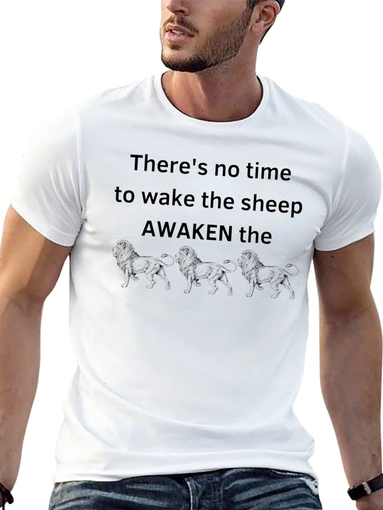 Awaken the Lion T-Shirt: Bold Statement Tee