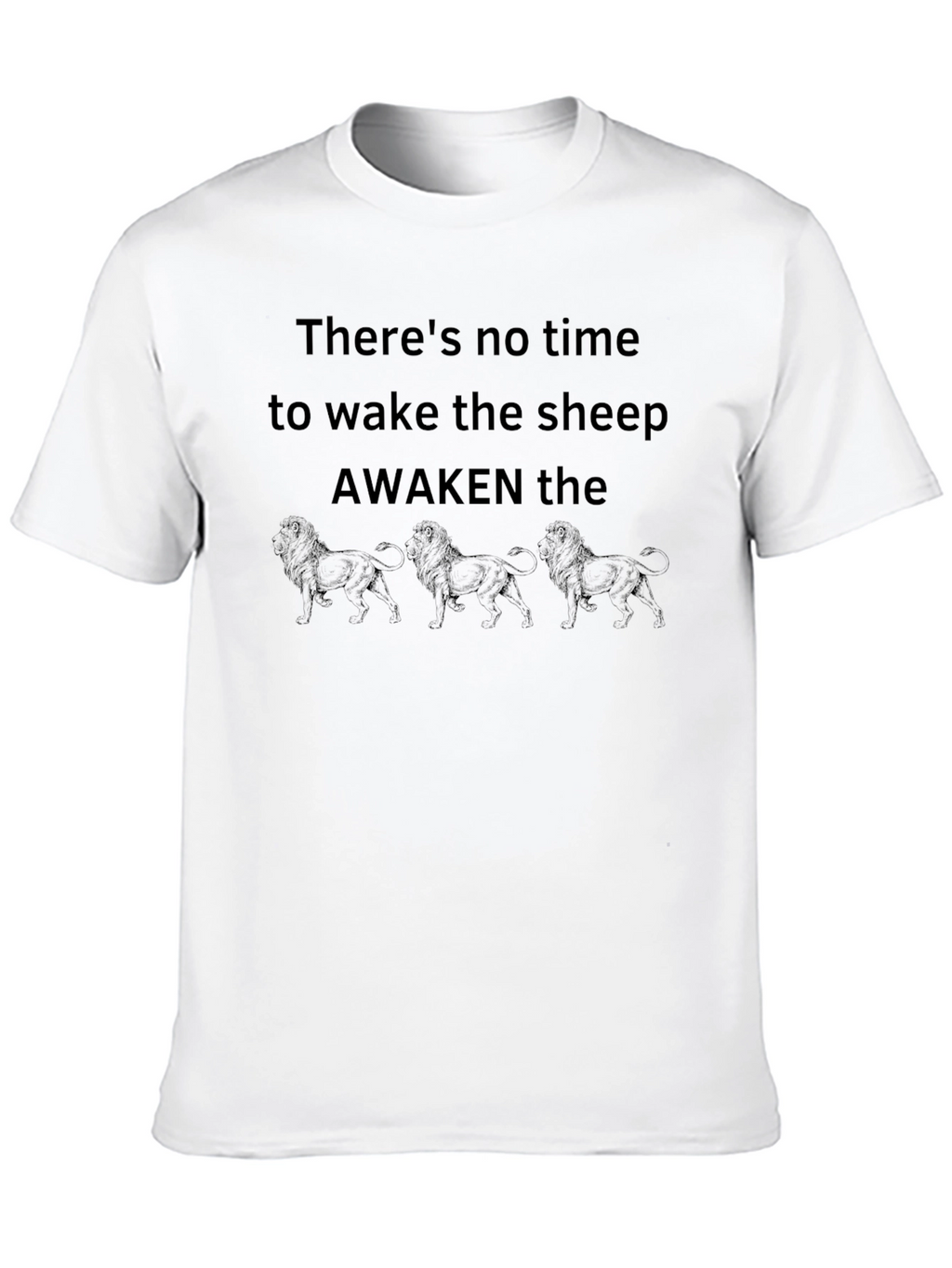Awaken the Lion T-Shirt: Bold Statement Tee